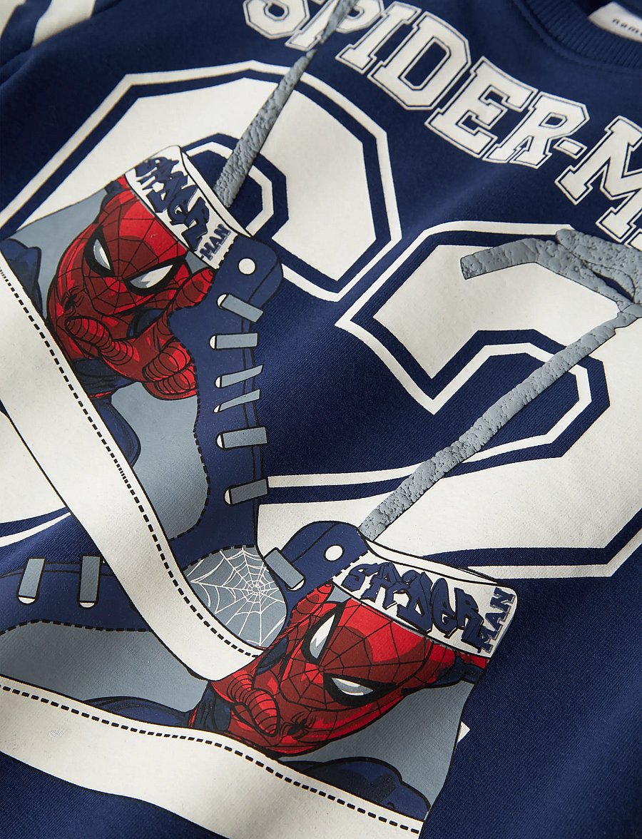 name it - NMMADAM SPIDER NREG SWEAT BRU MAR - dressipluusid - blueprint - 3
