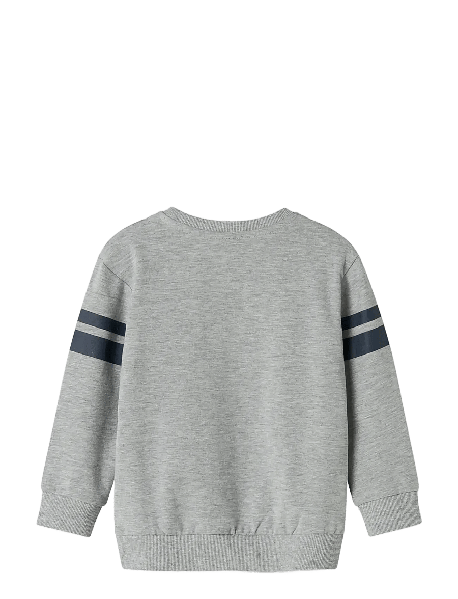 name it - NMMADAM SPIDER NREG SWEAT BRU MAR - sweatshirts - grey melange - 2