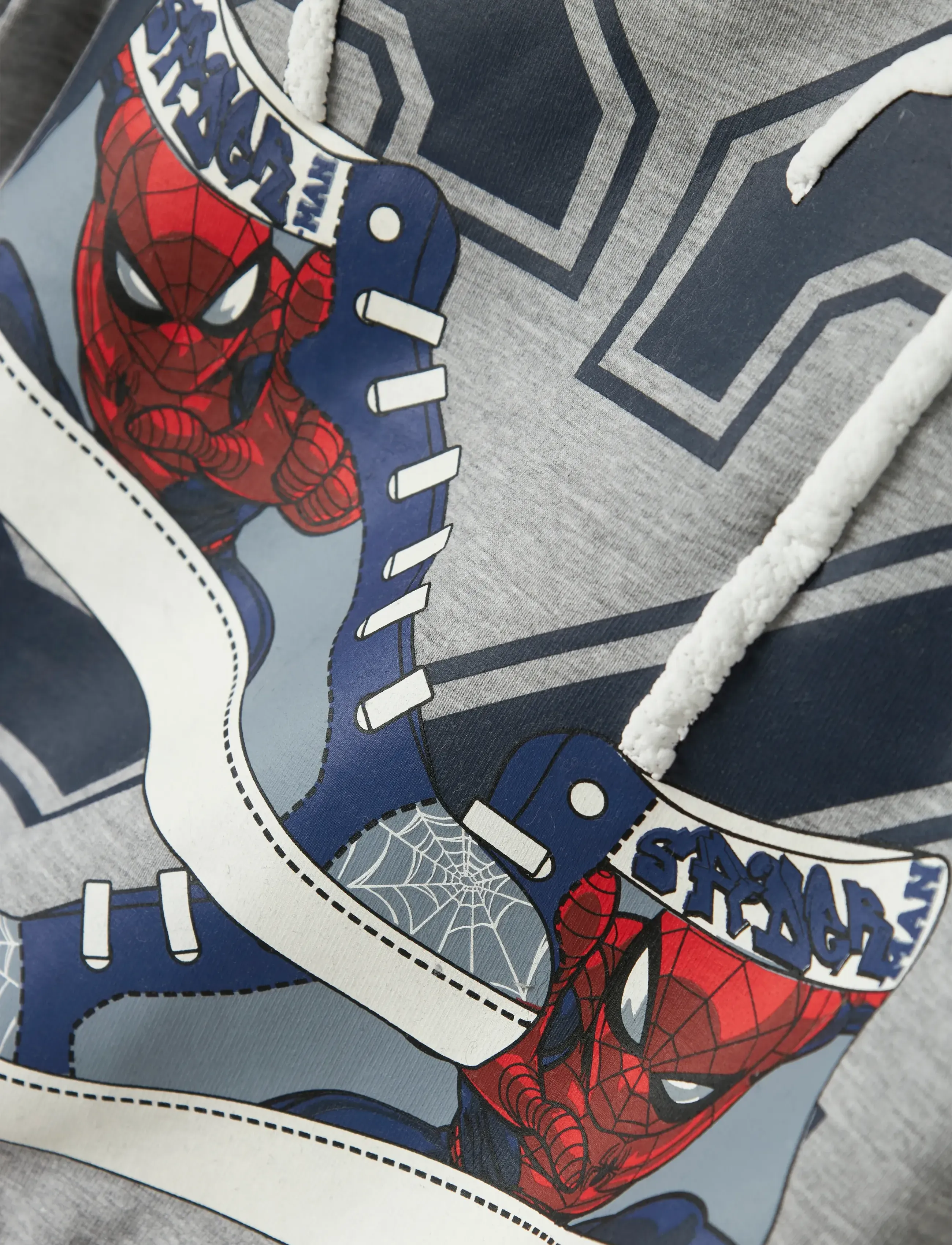 name it - NMMADAM SPIDER NREG SWEAT BRU MAR - sweatshirts - grey melange - 4