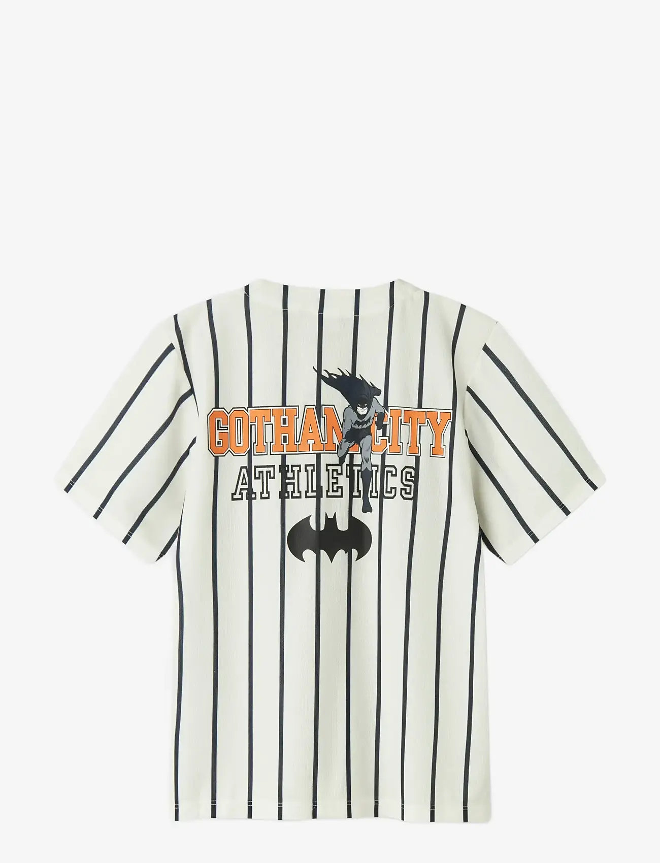 name it - NKMAKASH BATMAN SS NREG POLY SHIRT WAB - short-sleeved t-shirts - cloud dancer - 2