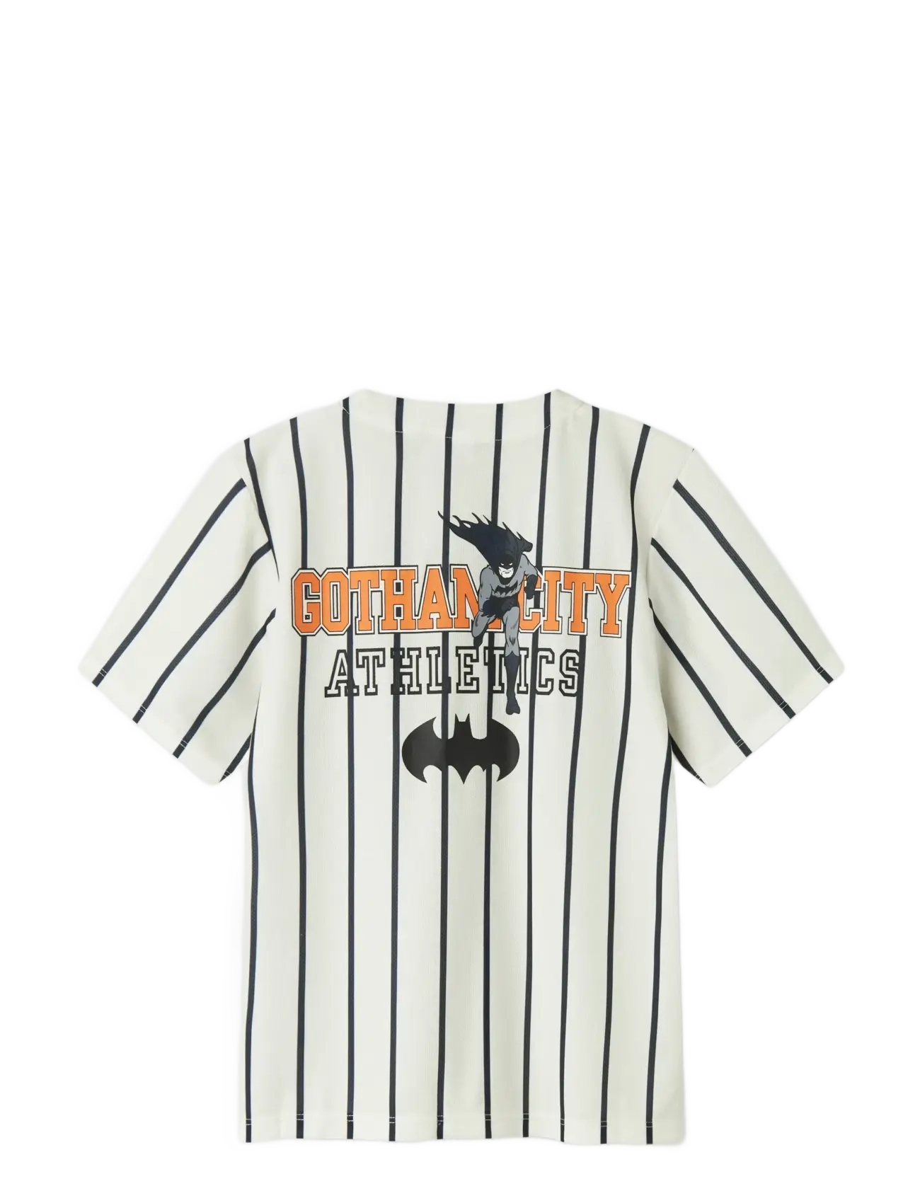 name it - NKMAKASH BATMAN SS NREG POLY SHIRT WAB - kurzärmelige - cloud dancer - 2