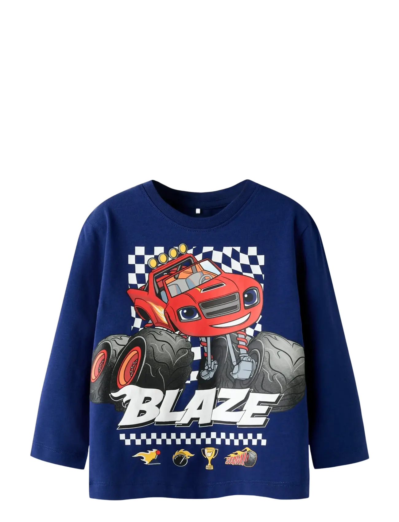 name it Nmmaman Blaze Ls Nreg Top Vde, Børn, Blaze Langærmet T-Shirt, Navy, Str: 92