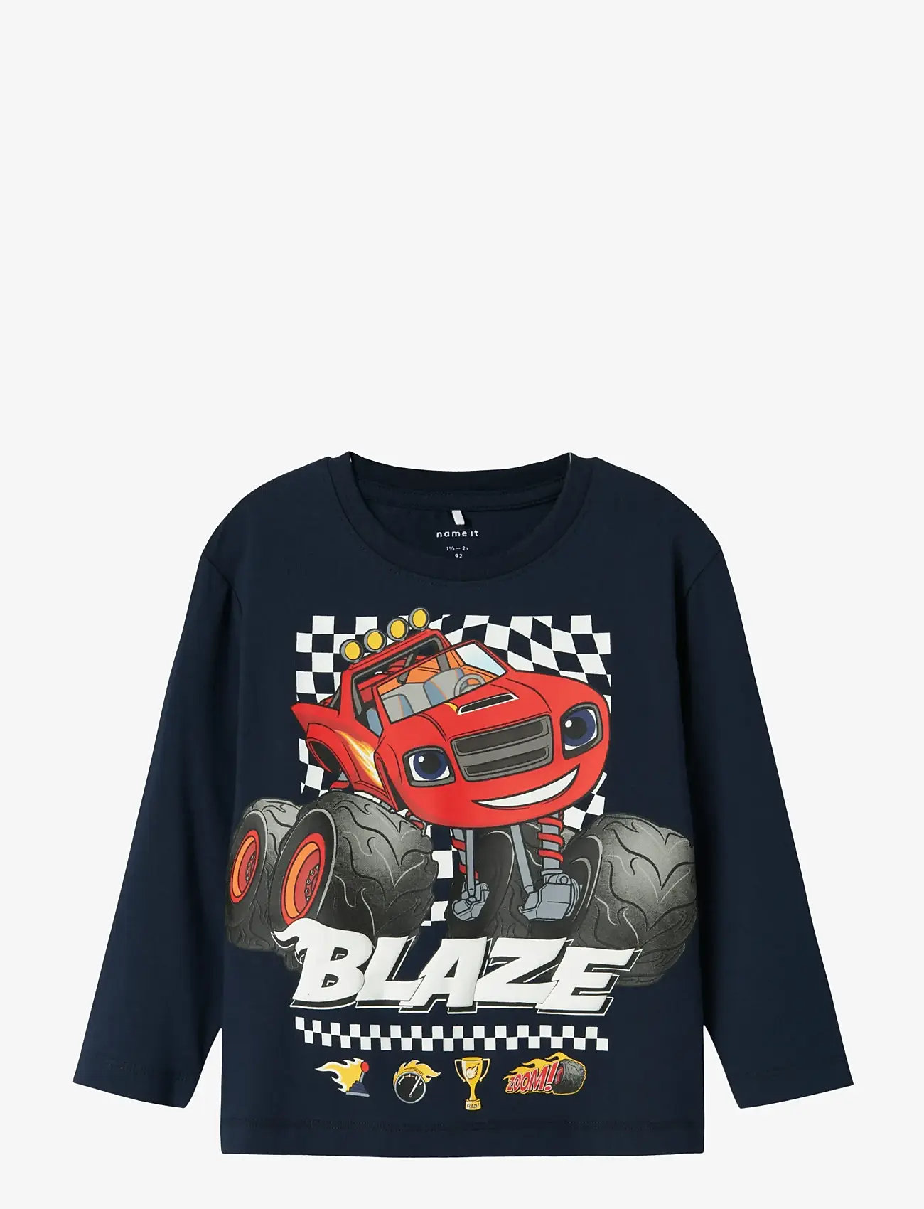 name it - NMMAMAN BLAZE LS NREG TOP VDE - langærmede t-shirts - navy blazer - 1