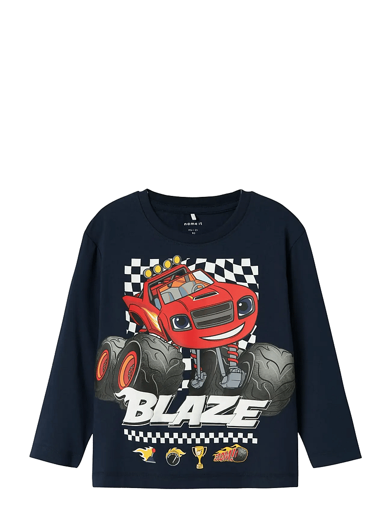 name it - NMMAMAN BLAZE LS NREG TOP VDE - langærmede t-shirts - navy blazer - 1