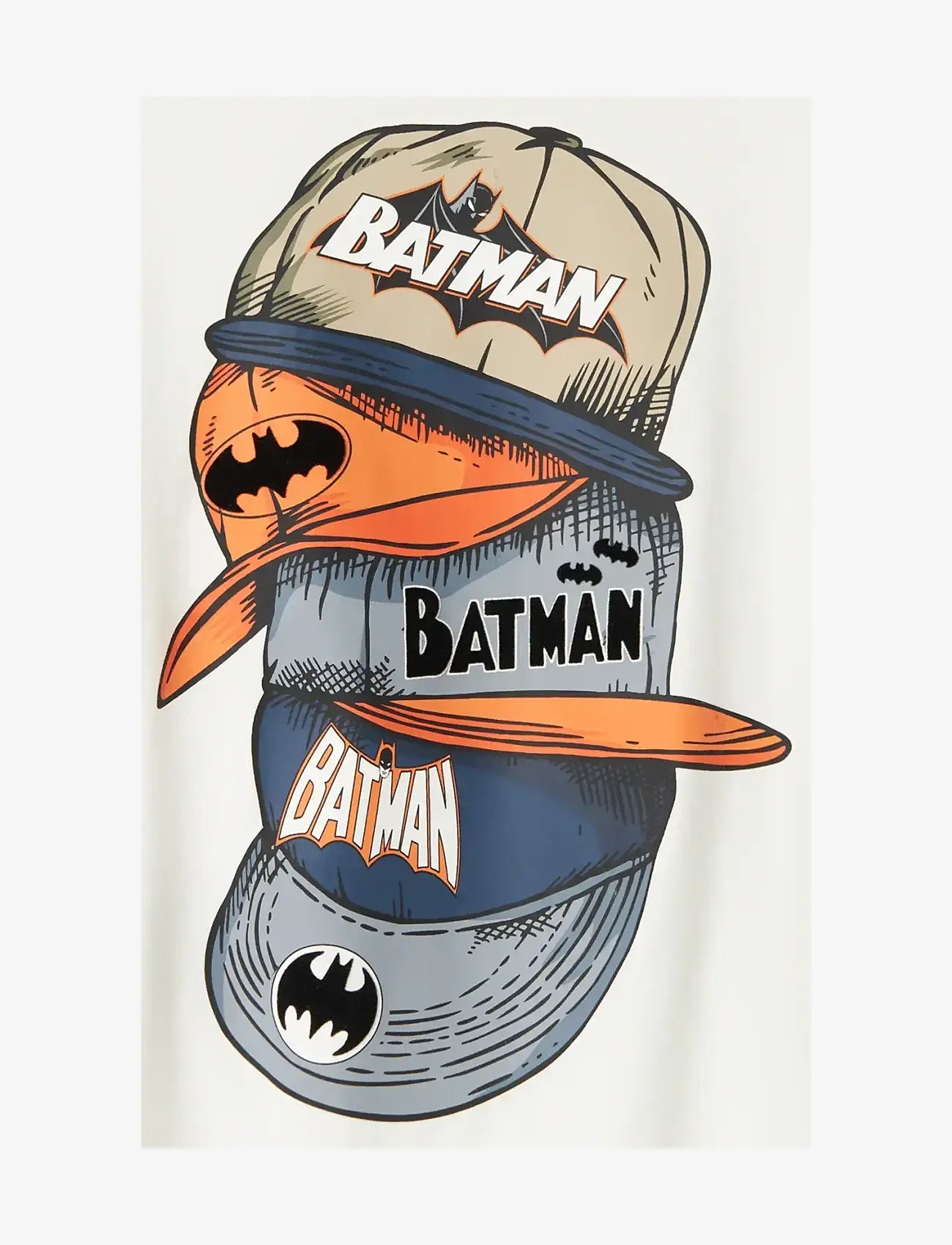 name it - NKMADD BATMAN SS NREG TOP WAB - short-sleeved t-shirts - cloud dancer - 2