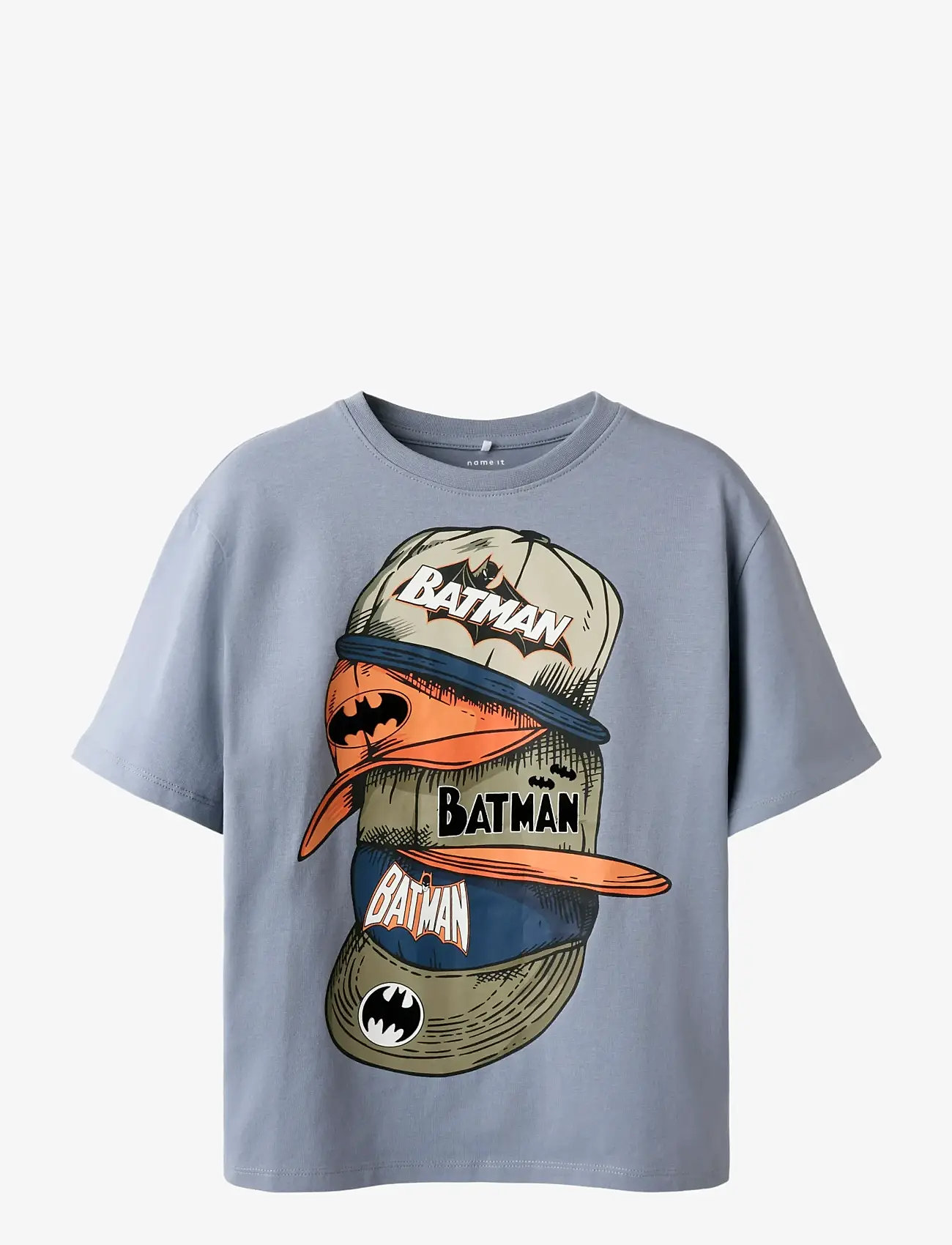 name it - NKMADD BATMAN SS NREG TOP WAB - kortærmede t-shirts - tradewinds - 0