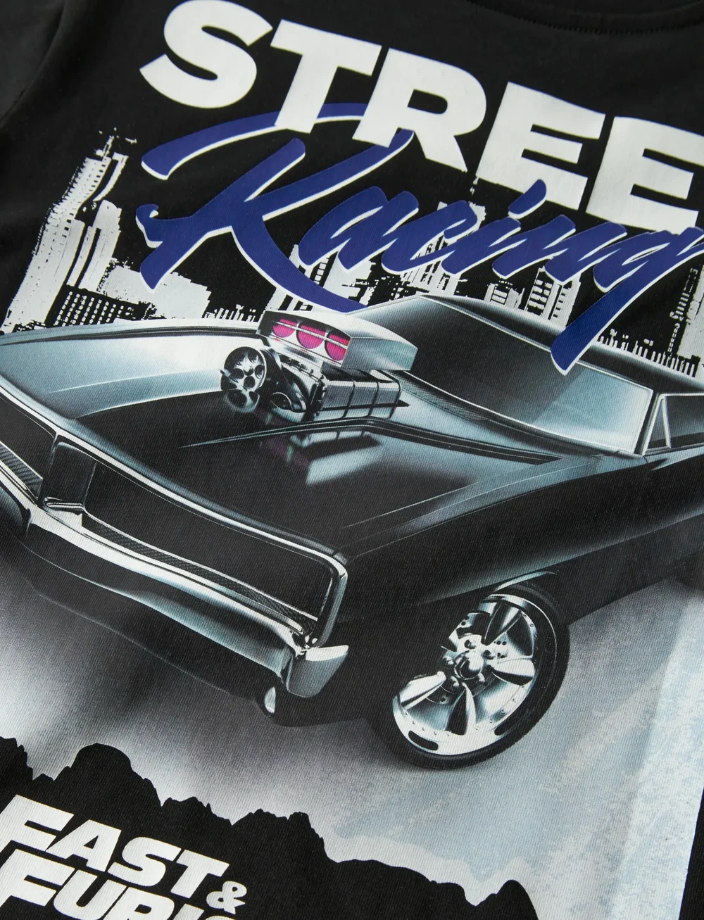 name it - NKMALON F&F SS NREG TOP BOX BFU - kortermede t-skjorter - black - 2