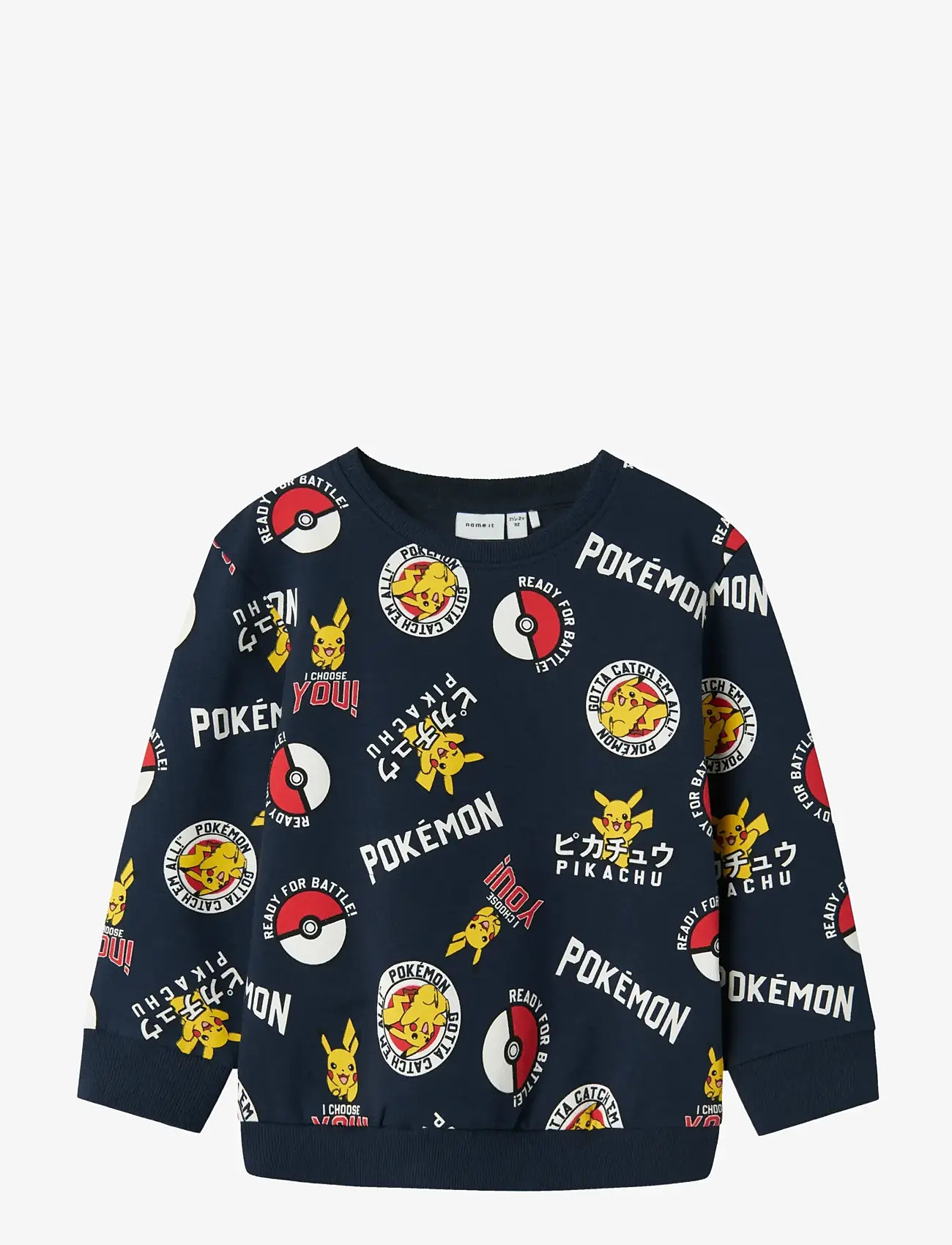name it - NMMSILO POKEMON NREG SWEAT BRU SKY - sweatshirts - navy blazer - 1
