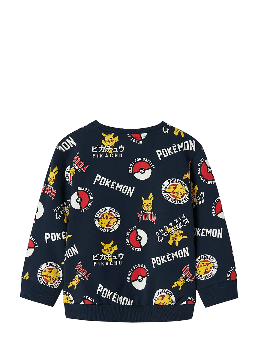 name it - NMMSILO POKEMON NREG SWEAT BRU SKY - sweatshirts - navy blazer - 2