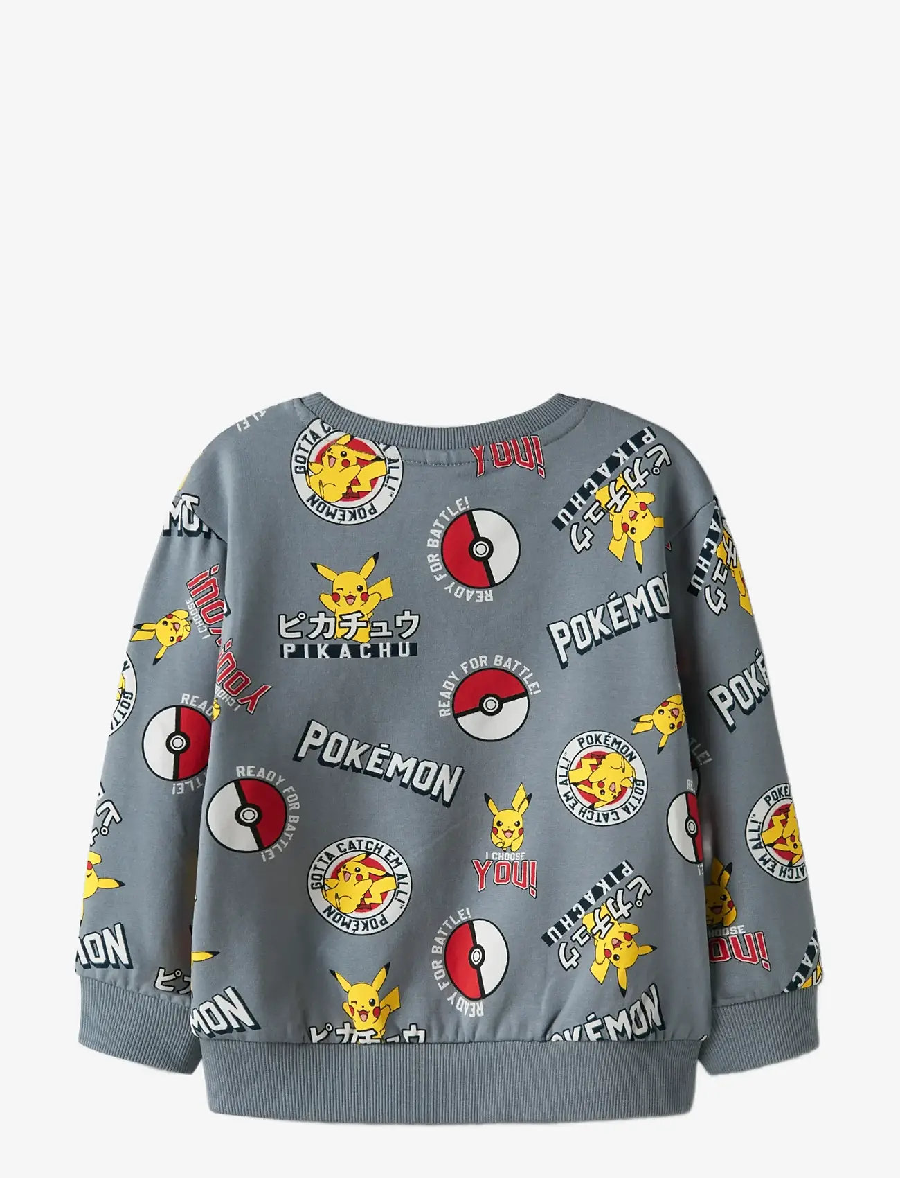 name it - NMMSILO POKEMON NREG SWEAT BRU SKY - höstkläder - tradewinds - 1