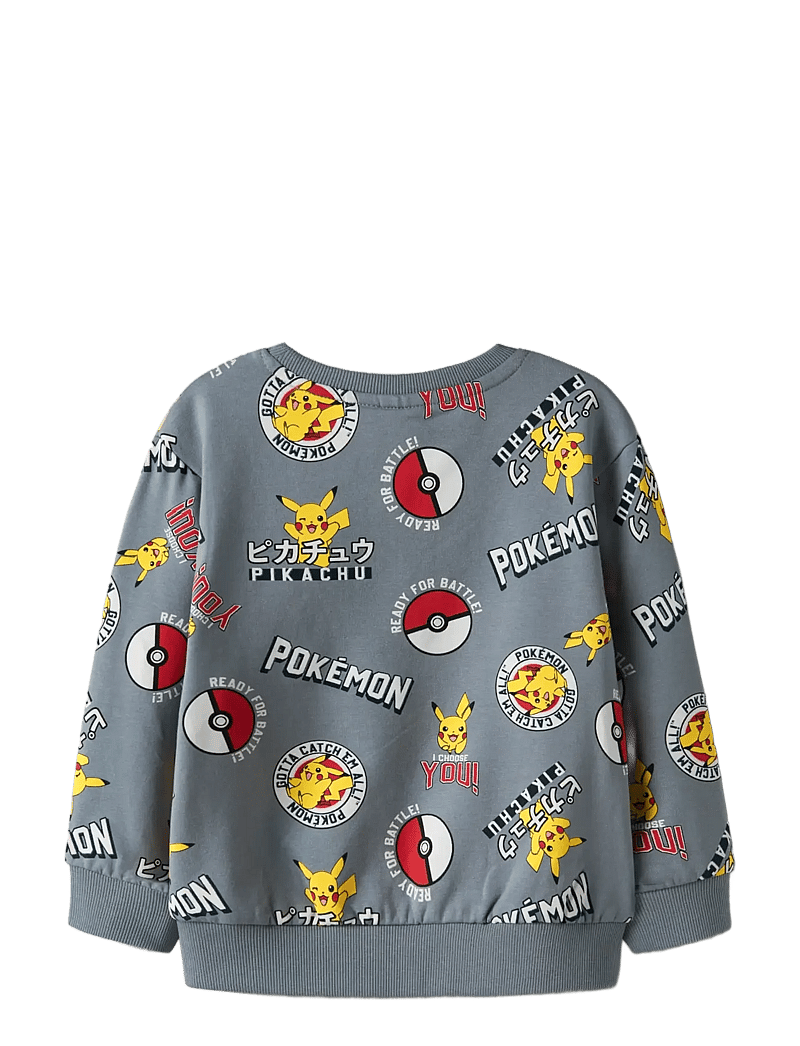 name it - NMMSILO POKEMON NREG SWEAT BRU SKY - sweatshirts - tradewinds - 1