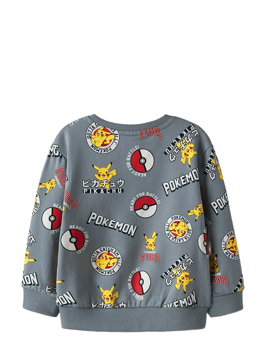 name it - NMMSILO POKEMON NREG SWEAT BRU SKY - sweatshirts - tradewinds - 2