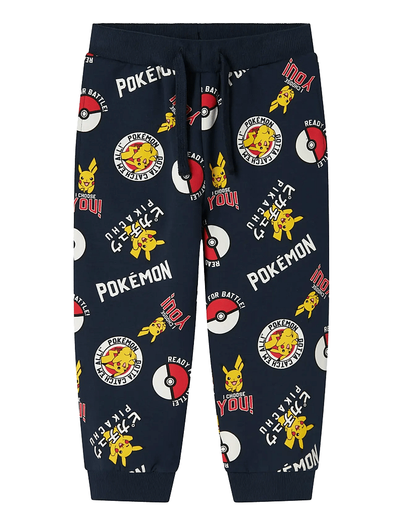 name it - NMMSILO POKEMON NREG SWEAT PANTS BRU SKY - sweatpants - navy blazer - 1