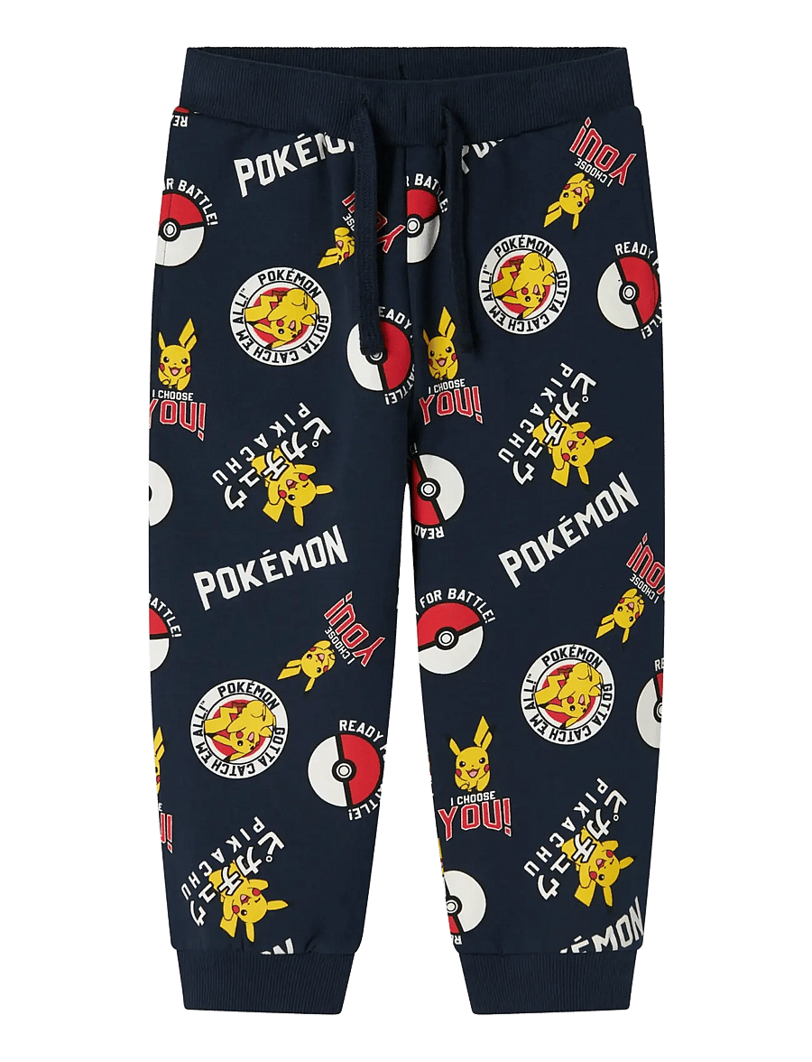 name it - NMMSILO POKEMON NREG SWEAT PANTS BRU SKY - jogginghosen - navy blazer - 1