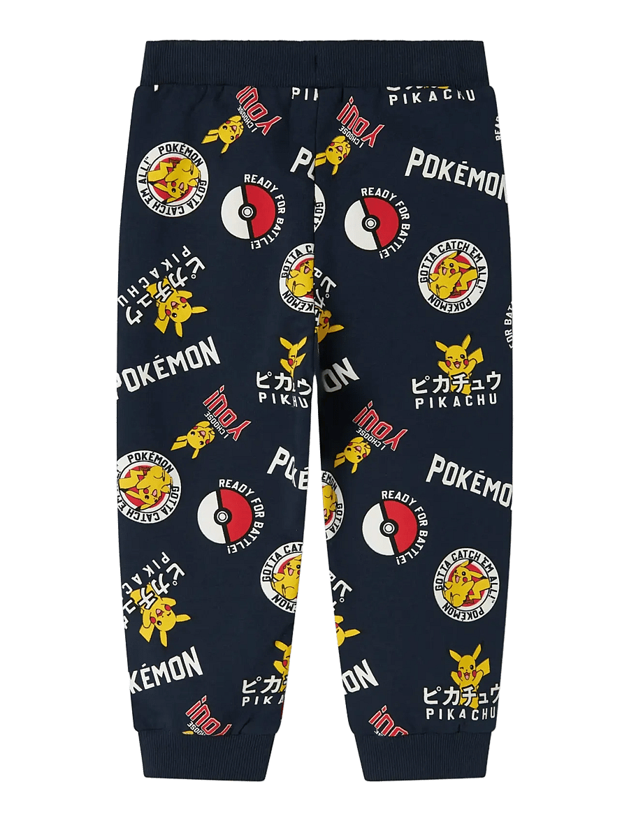 name it - NMMSILO POKEMON NREG SWEAT PANTS BRU SKY - jogginghosen - navy blazer - 2