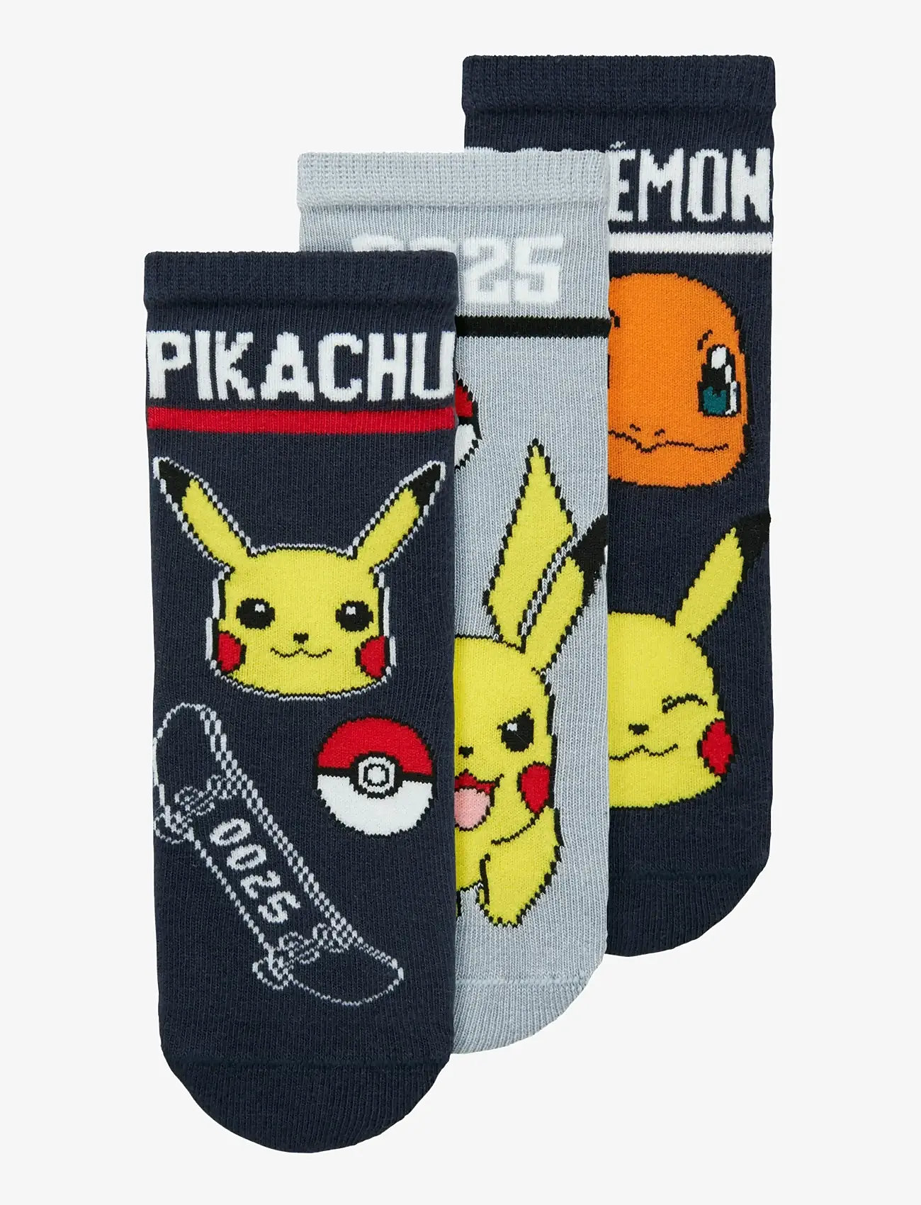 name it - NMMSANTIAGO POKEMON 3P SOCK SKY - strømper - navy blazer - 0