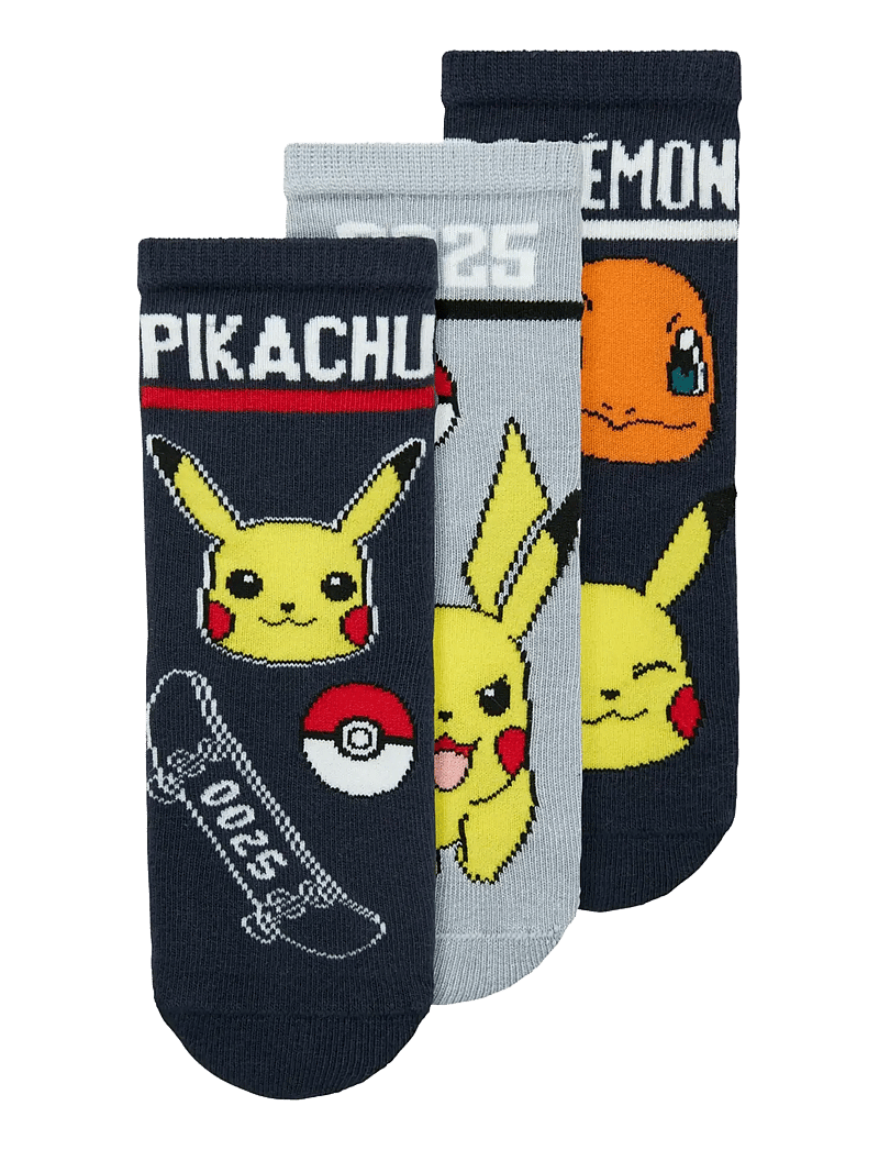 name it - NMMSANTIAGO POKEMON 3P SOCK SKY - strumpor - navy blazer - 0
