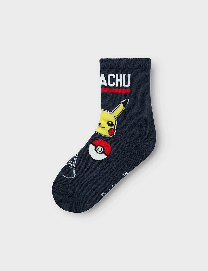 name it - NMMSANTIAGO POKEMON 3P SOCK SKY - strumpor - navy blazer - 1