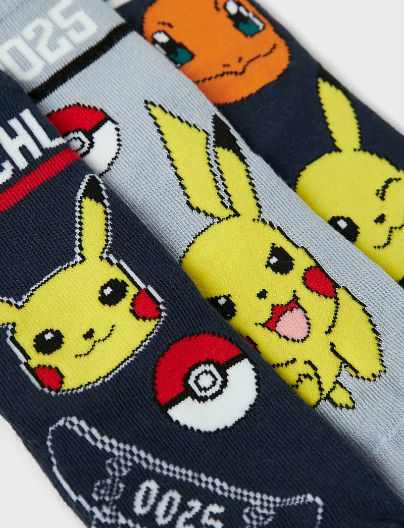 name it - NMMSANTIAGO POKEMON 3P SOCK SKY - strumpor - navy blazer - 2