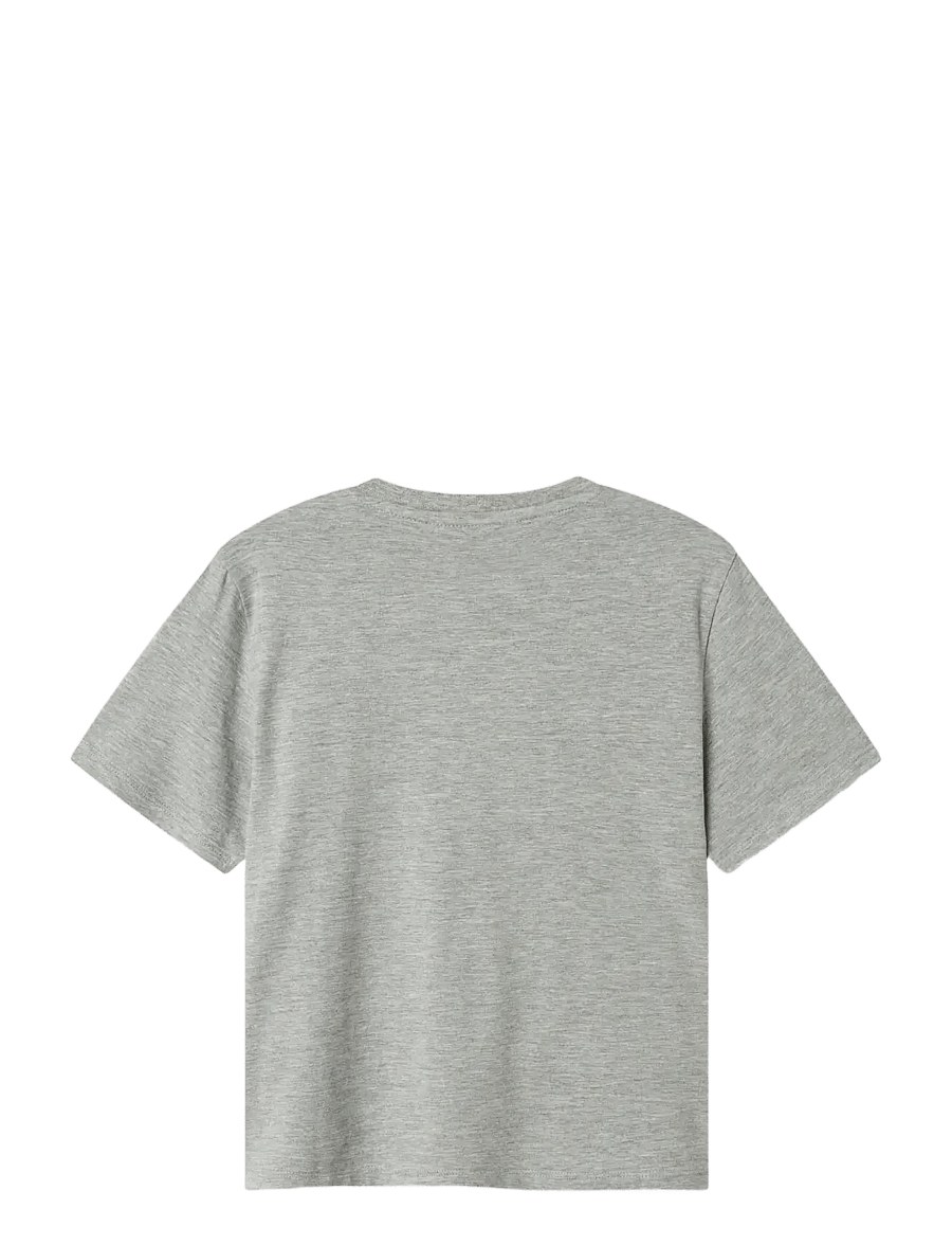 name it - NKMALBI AMONGUS SS NREG TOP SKY - grey melange - 1