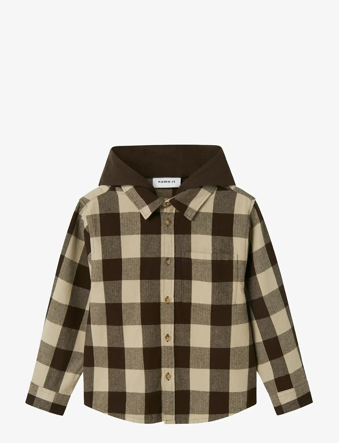 name it - NKMOLAF LS OVERSHIRT WH - langærmede skjorter - delicioso - 0