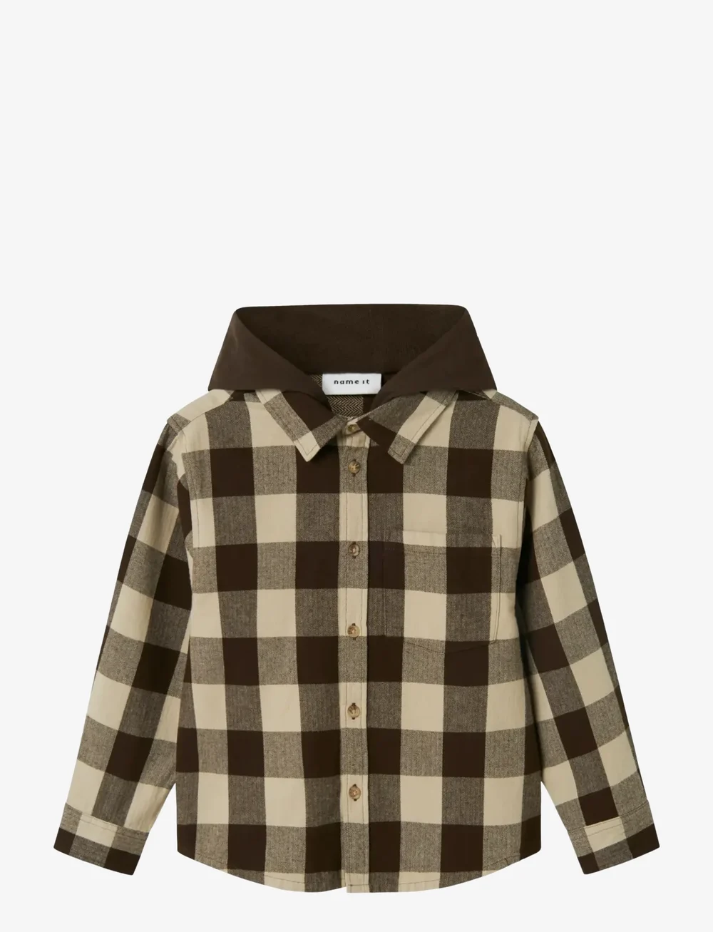 name it - NKMOLAF LS OVERSHIRT WH - långärmade skjortor - delicioso - 1