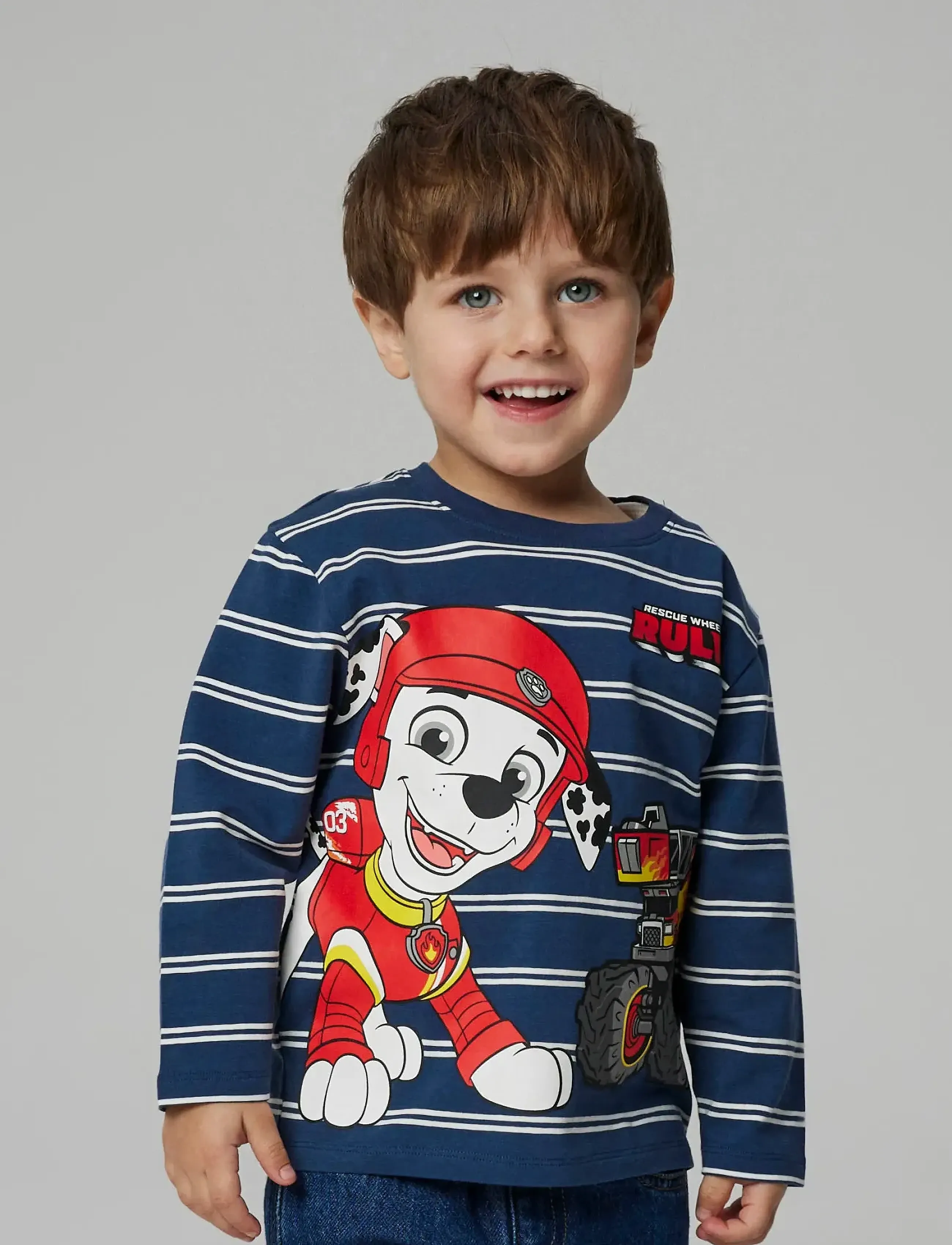 name it - NMMSOFUS PAW LS NREG TOP BOX CPLG - t-krekli ar garām piedurknēm - insignia blue - 0
