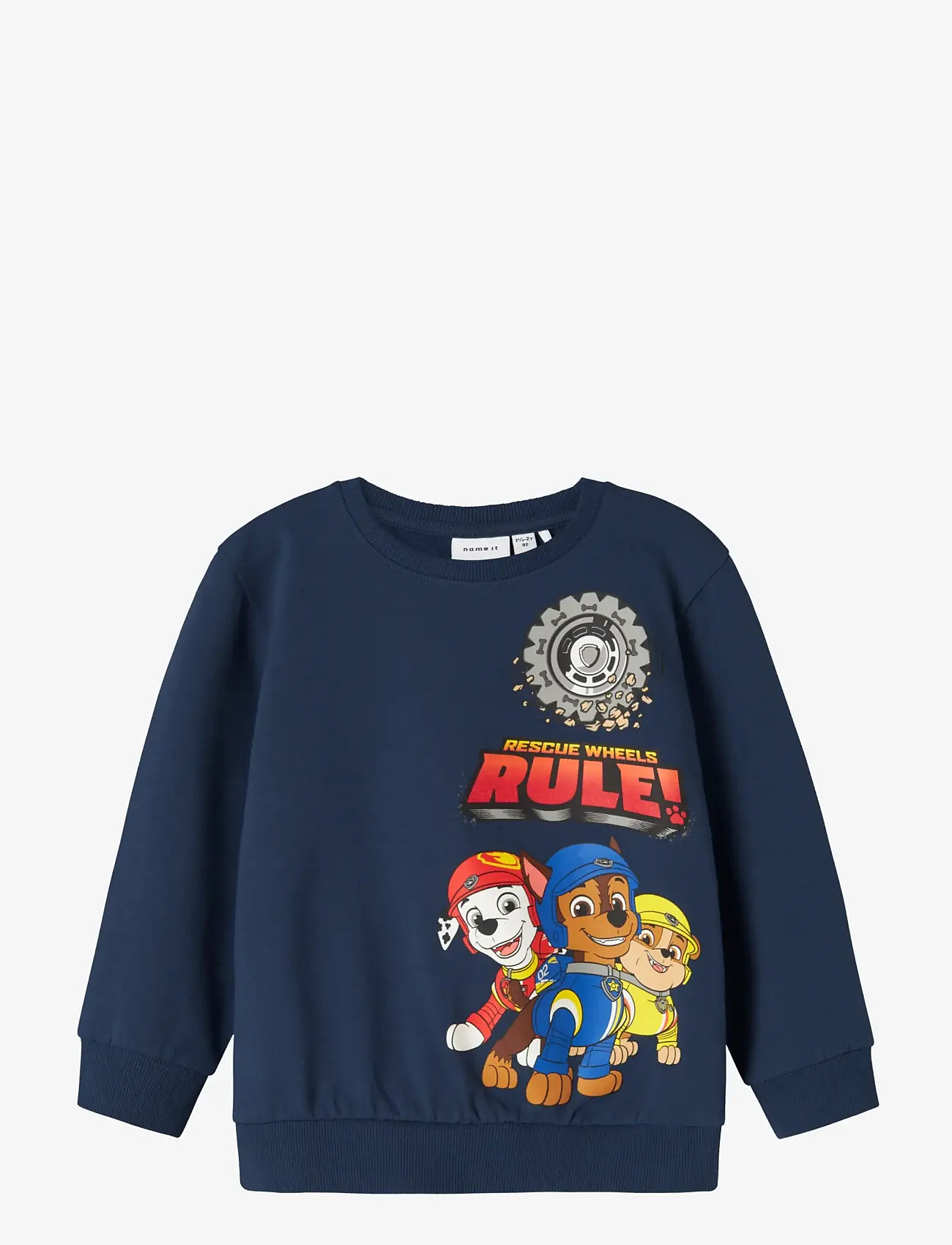 name it - NMMSTEFFEN PAW NREG SWEAT BRU NOOS CPLG - sweatshirts - insignia blue - 0