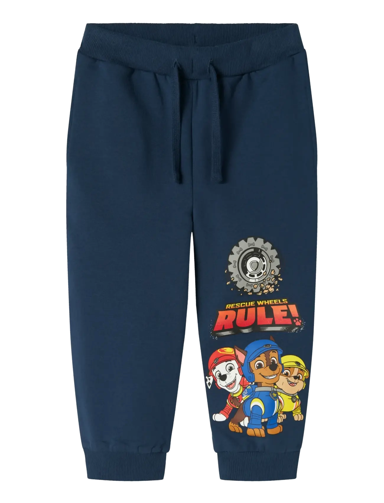 name it - NMMSTEFFEN PAW NREG SWE PANTS BRU CPLG - mjukisbyxor - insignia blue - 1