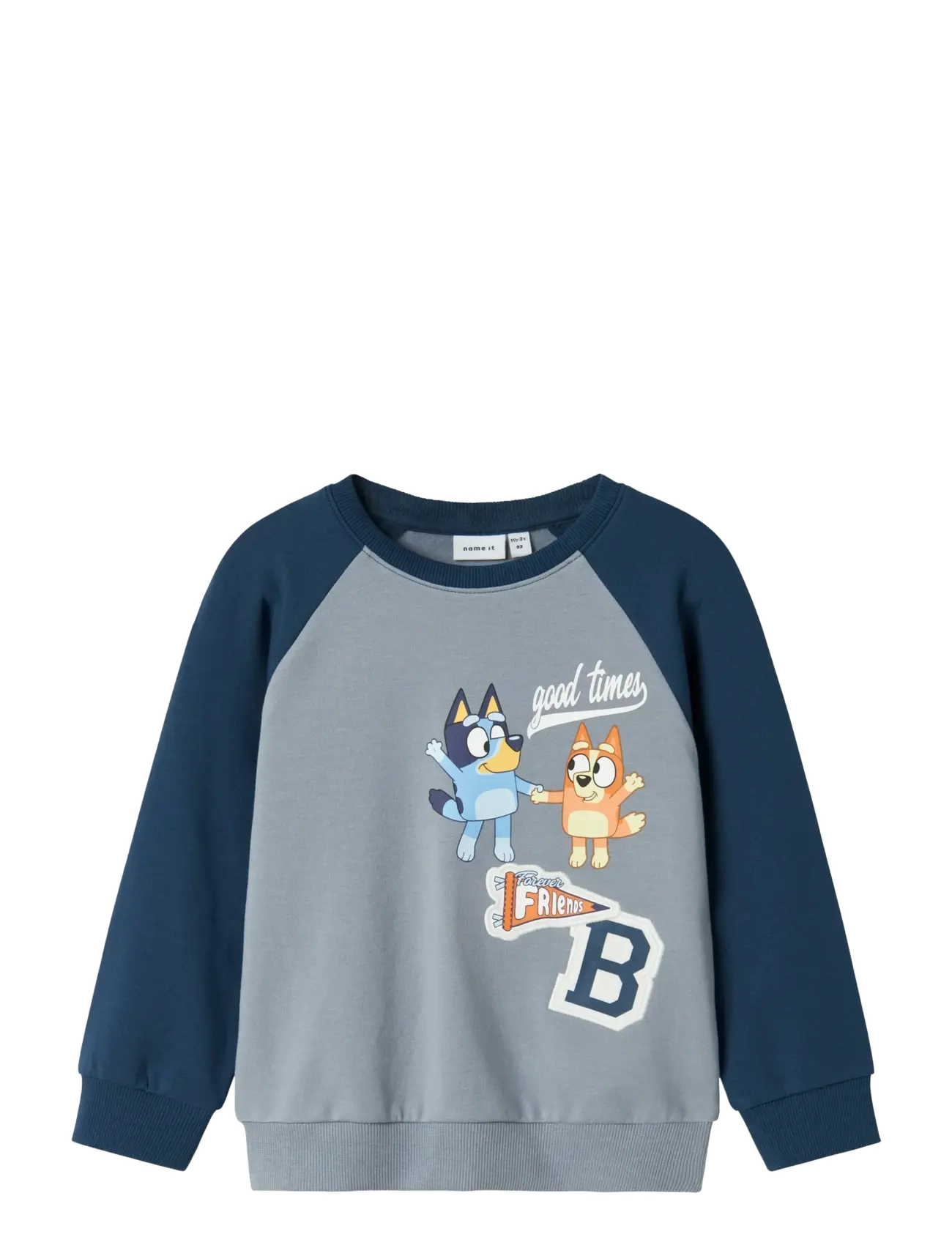 name it NMMSILAS BLUEY NREG SWEAT BRU SKY - Overdele - TRADEWINDS / blue