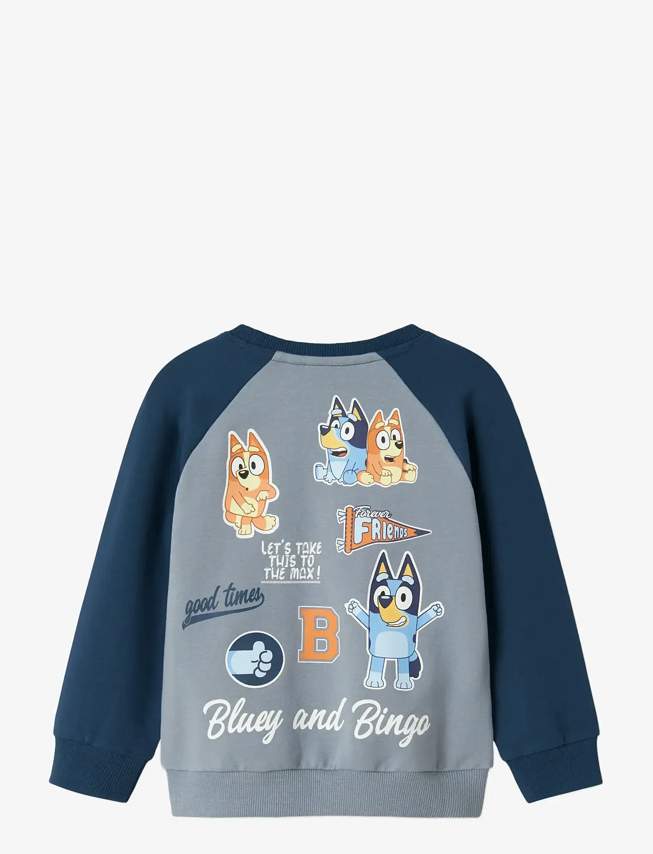 name it - NMMSILAS BLUEY NREG SWEAT BRU SKY - džemperiai - tradewinds - 2