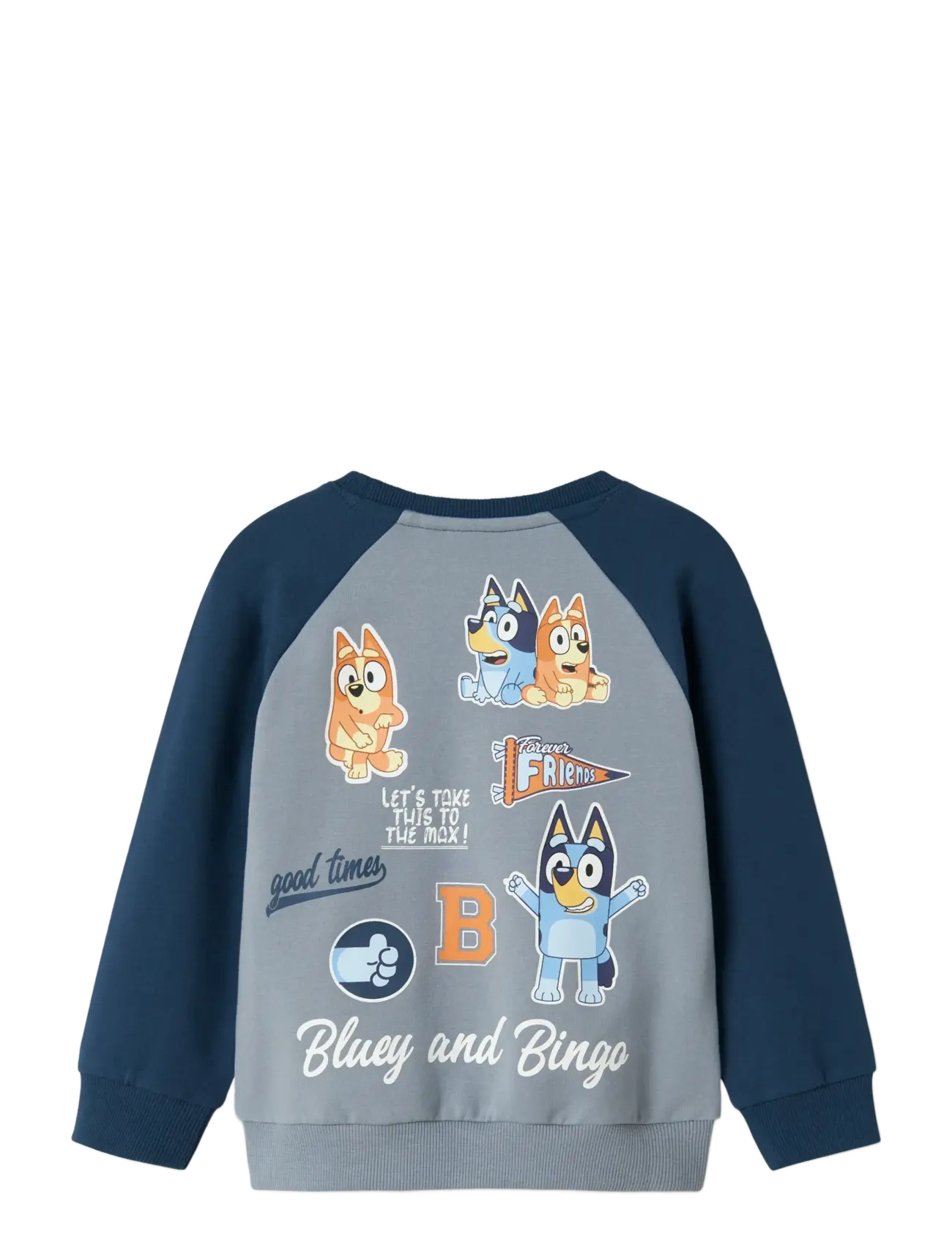 name it - NMMSILAS BLUEY NREG SWEAT BRU SKY - sweatshirts - tradewinds - 2