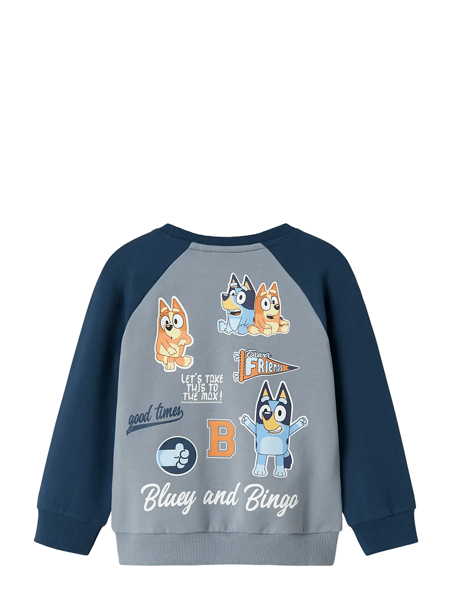 name it - NMMSILAS BLUEY NREG SWEAT BRU SKY - sweatshirts - tradewinds - 2
