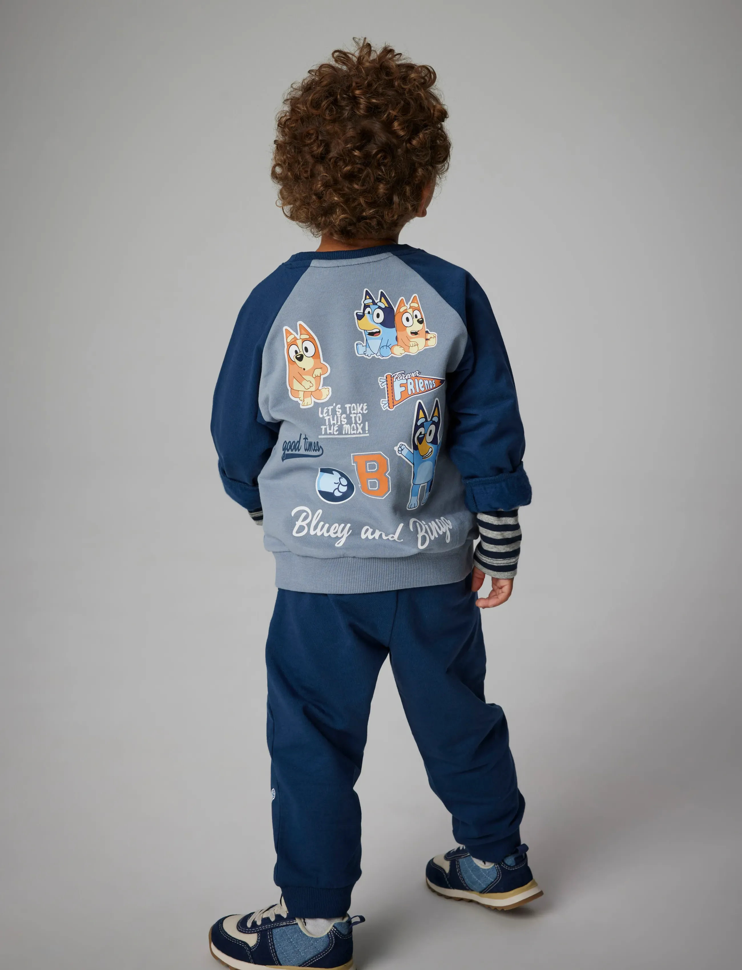 name it - NMMSILAS BLUEY NREG SWEAT BRU SKY - sweatshirts - tradewinds - 3