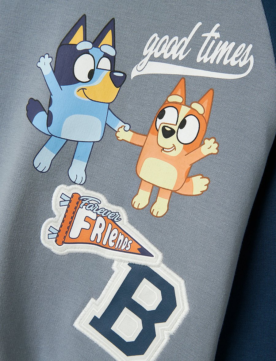 name it - NMMSILAS BLUEY NREG SWEAT BRU SKY - sweatshirts - tradewinds - 4