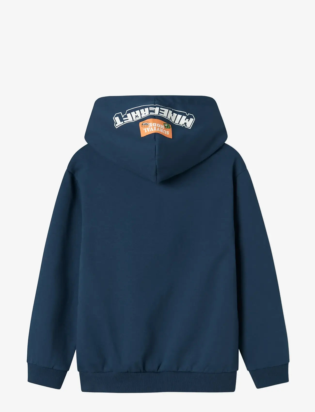 name it - NKMSAAG MINECRAFT NREG SWEAT WH BRU BFU - kapuutsiga dressipluusid - insignia blue - 1