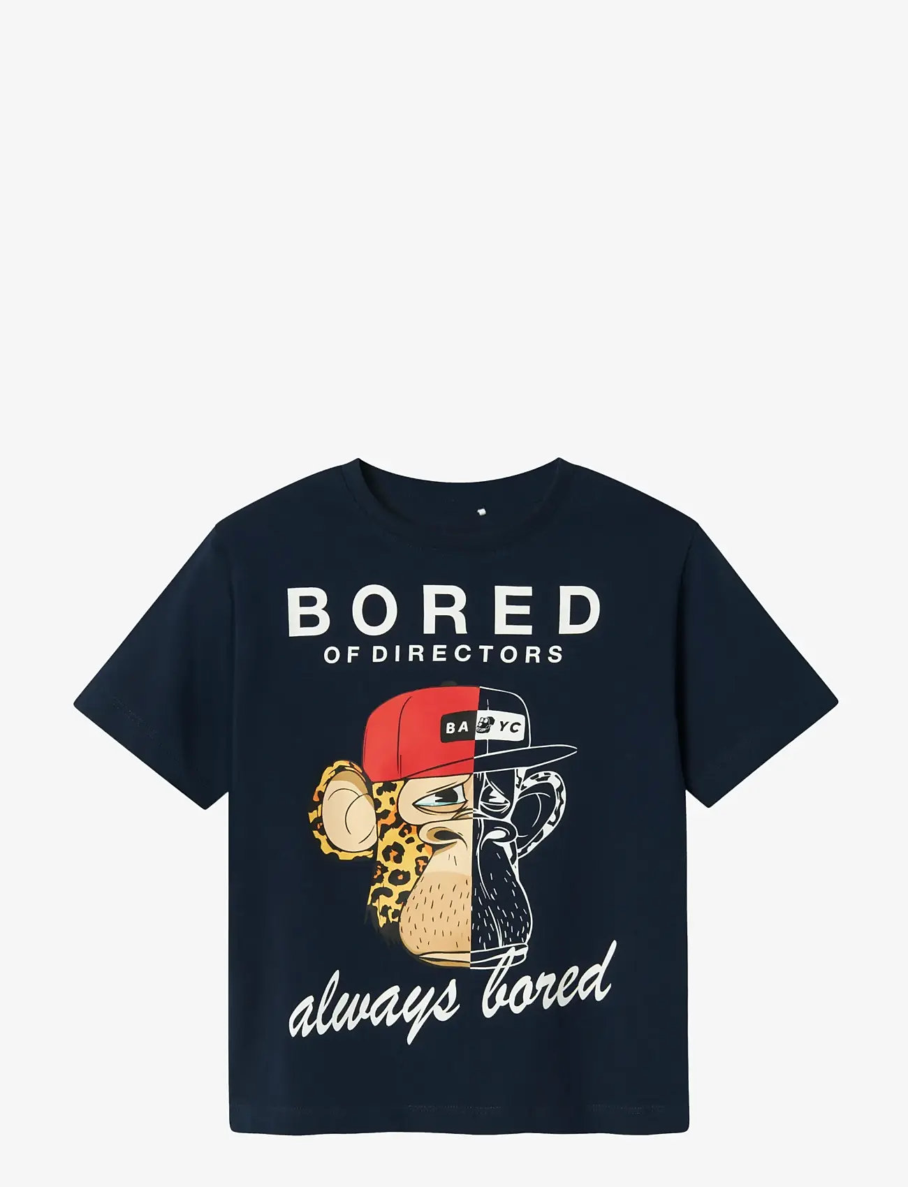 name it - NKMSTUFF BOD SS NREG TOP BOX SKY - kortärmade t-shirts - navy blazer - 1