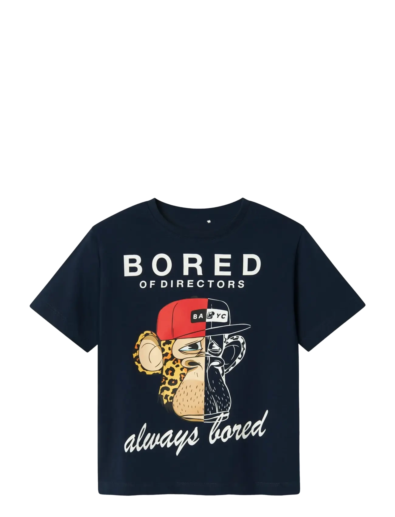 NKMSTUFF BOD SS NREG TOP BOX SKY - NAVY BLAZER