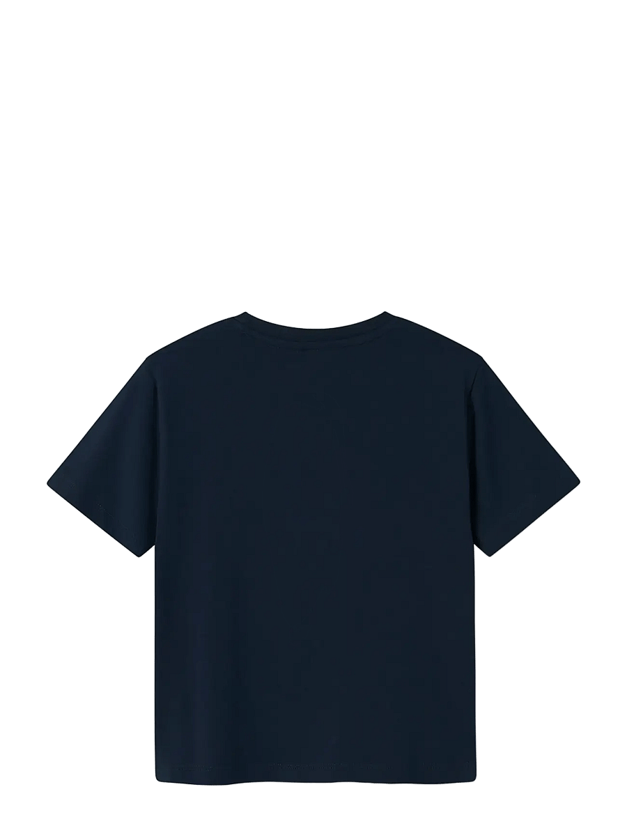 name it - NKMSTUFF BOD SS NREG TOP BOX SKY - kurzärmelige - navy blazer - 2