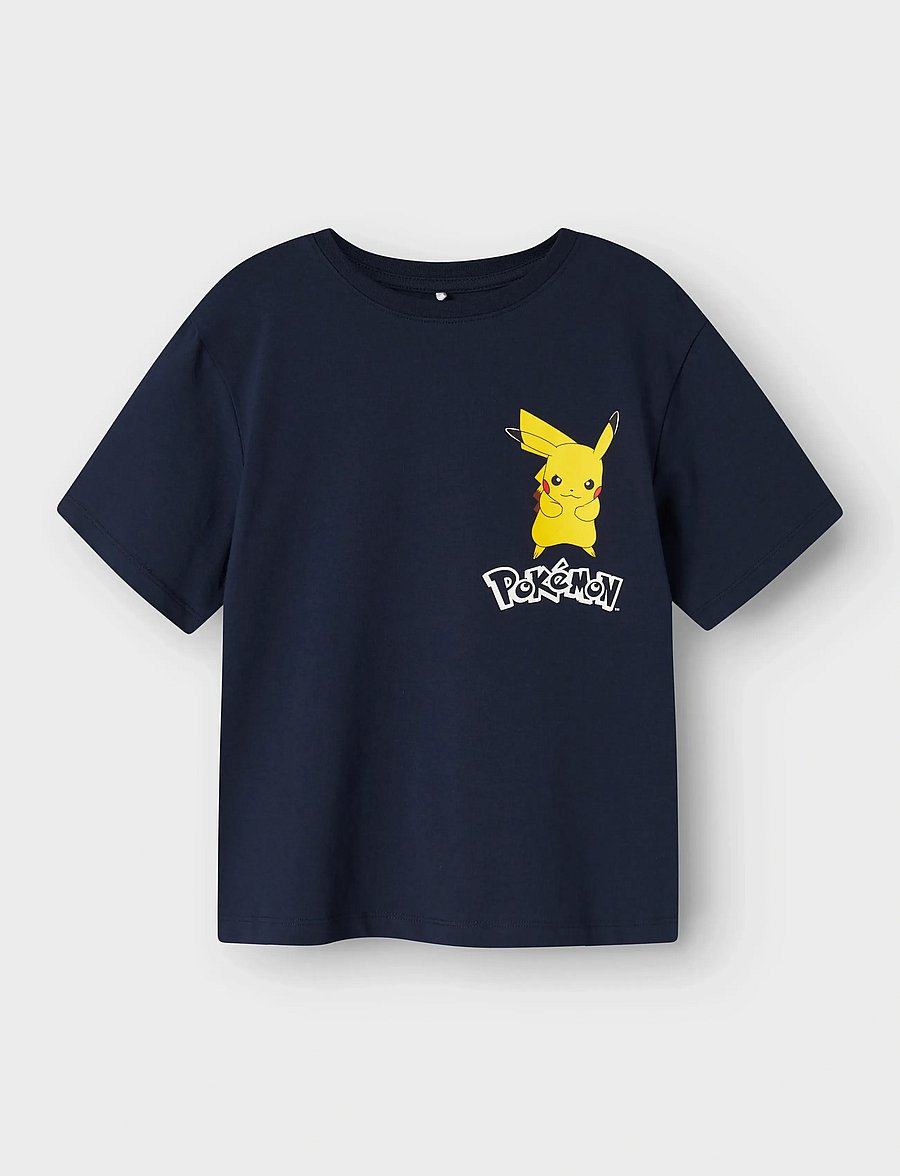 name it - NKMSTU POKEMON SS NREG TOP BOX SKY - t-shirts à manches courtes - navy blazer - 0