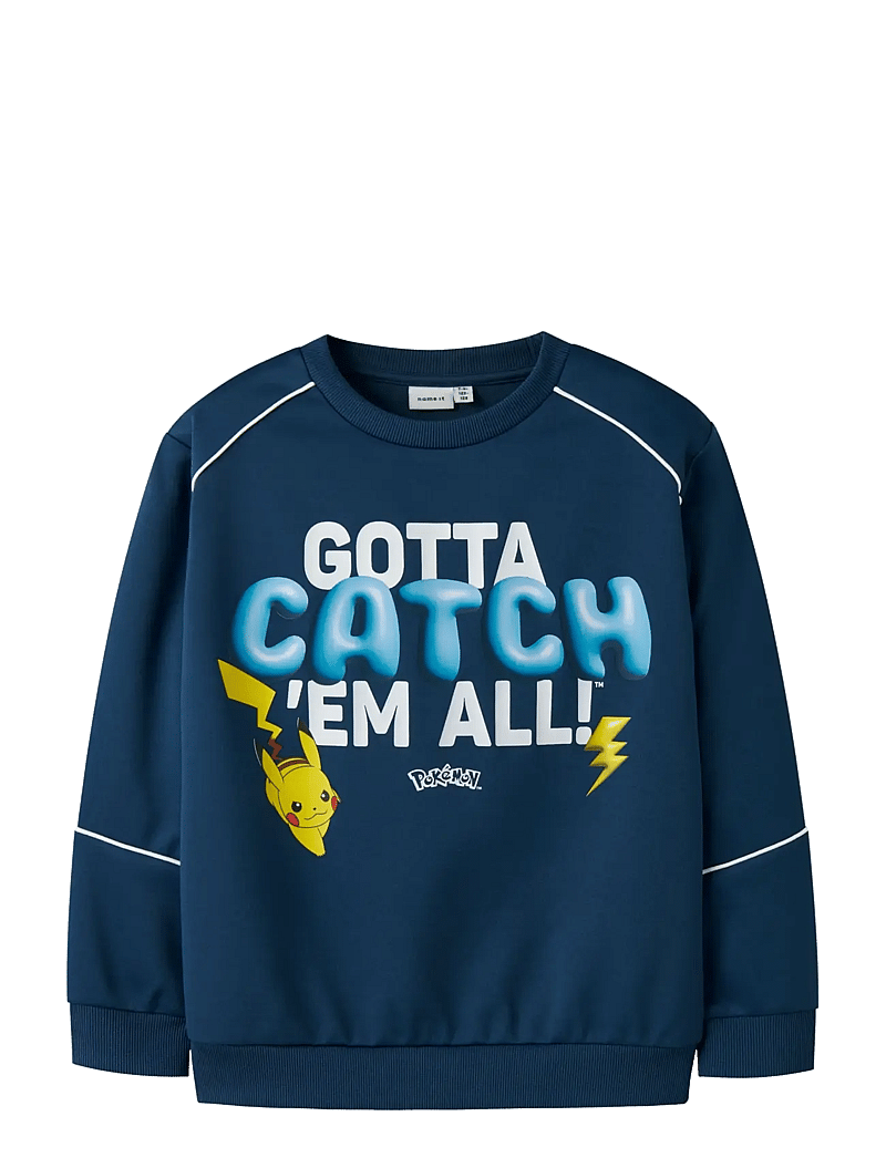 name it - NKMSIDNEY POKEMON NREG POLY SWEAT SKY - sweatshirts - insignia blue - 1