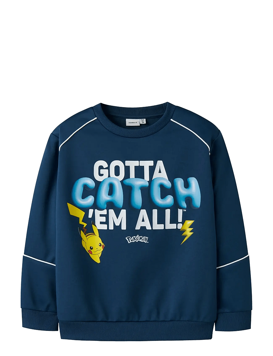 name it - NKMSIDNEY POKEMON NREG POLY SWEAT SKY - sweatshirts - insignia blue - 1