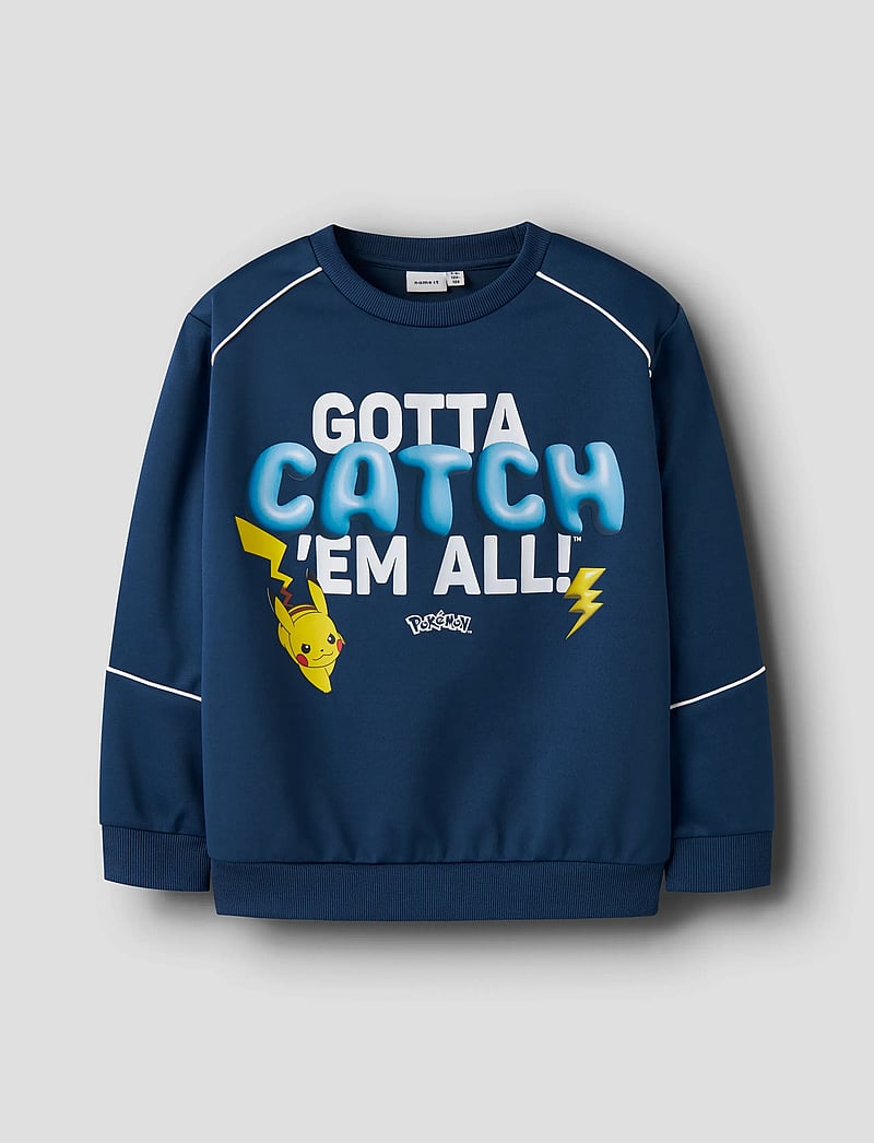 name it - NKMSIDNEY POKEMON NREG POLY SWEAT SKY - sweatshirts - insignia blue - 0