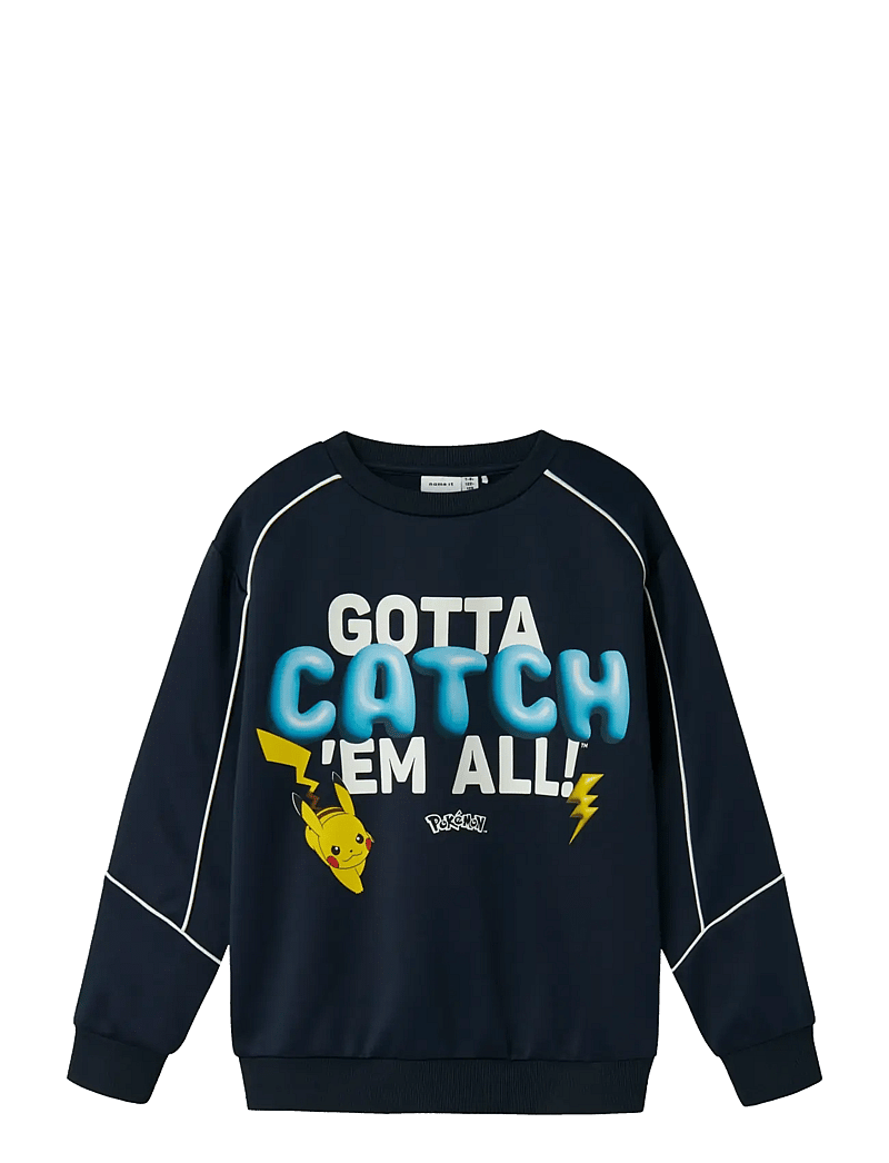 name it - NKMSIDNEY POKEMON NREG POLY SWEAT SKY - sweatshirts - navy blazer - 1