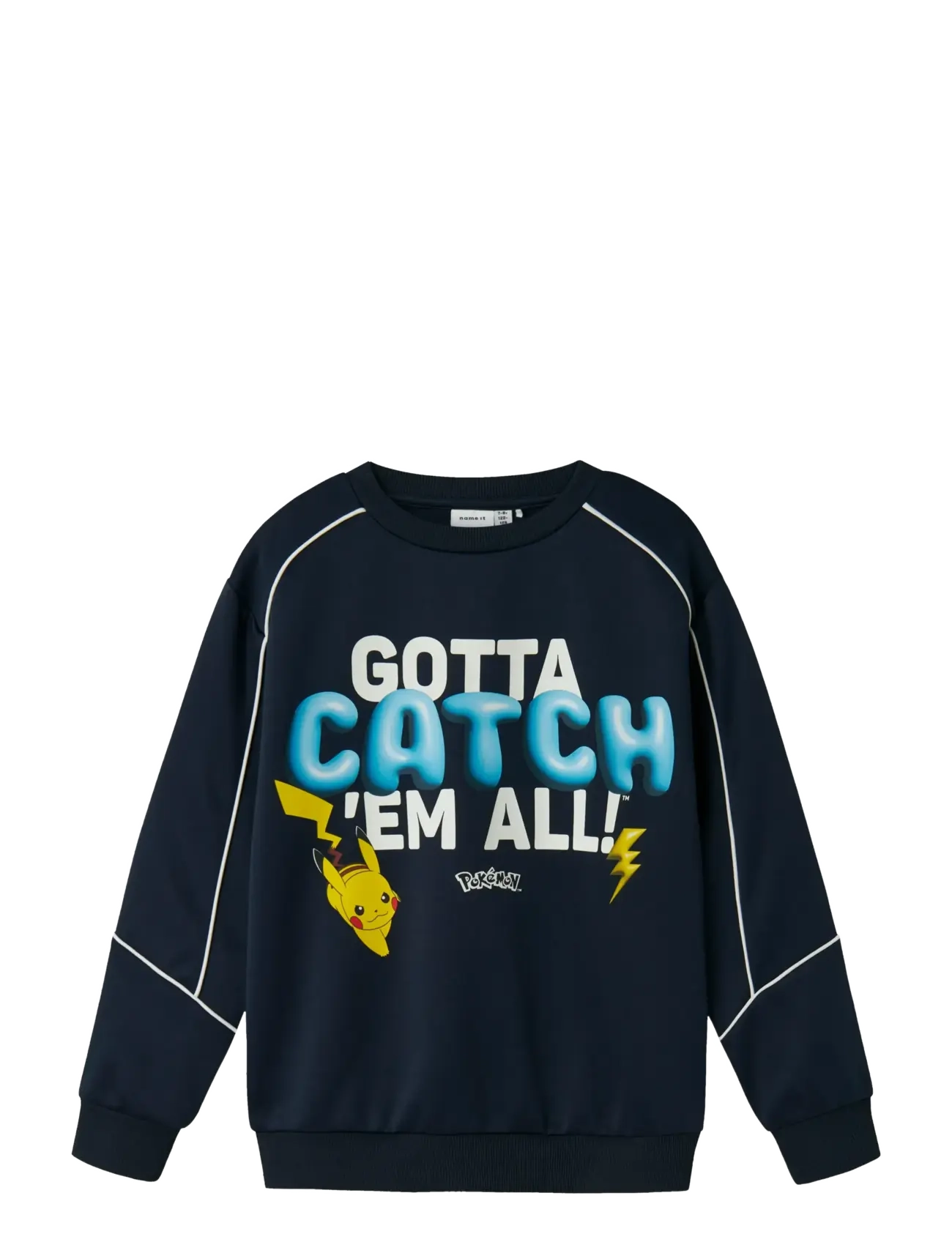 name it - NKMSIDNEY POKEMON NREG POLY SWEAT SKY - sweatshirts - navy blazer - 1
