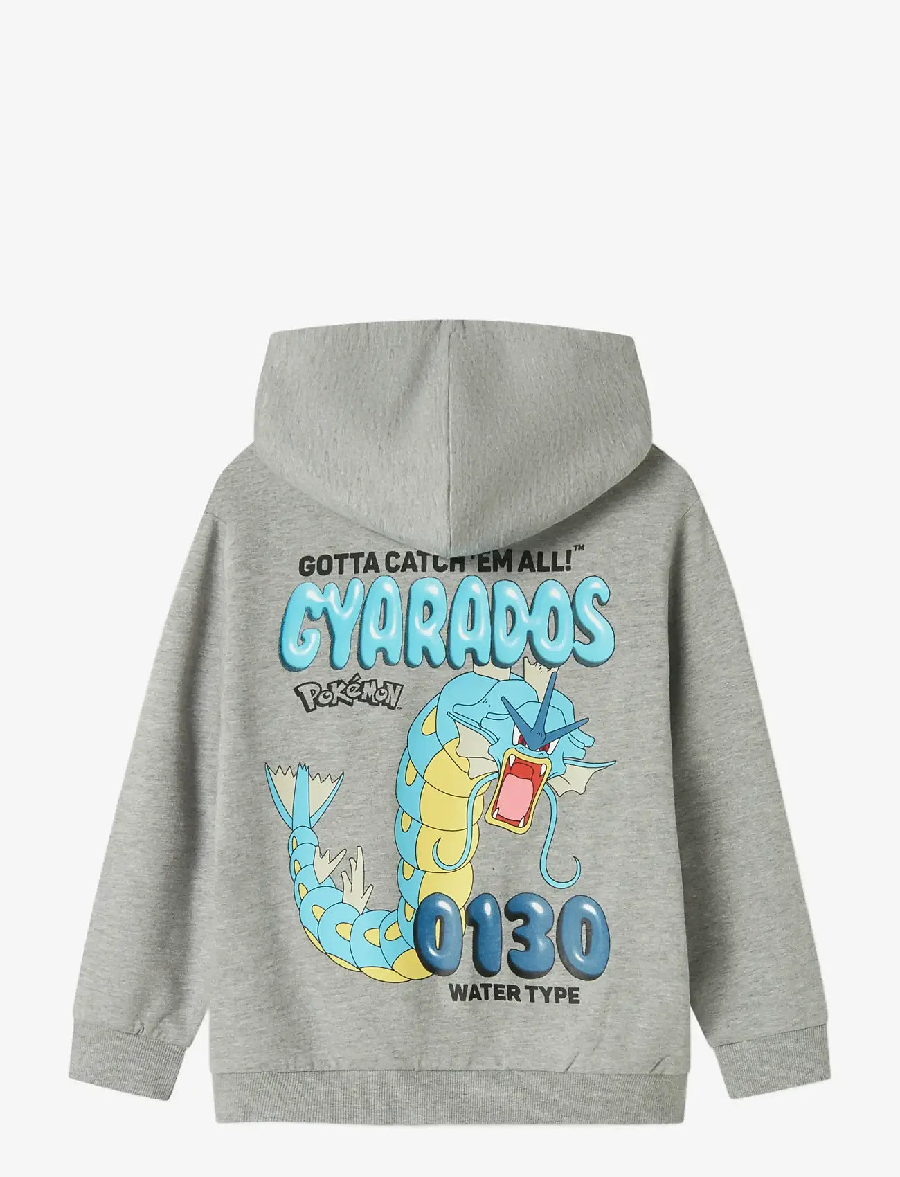name it - NKMSTREK POKEMON NREG SWE WH BRU BOX SKY - kapuzenpullover - grey melange - 1