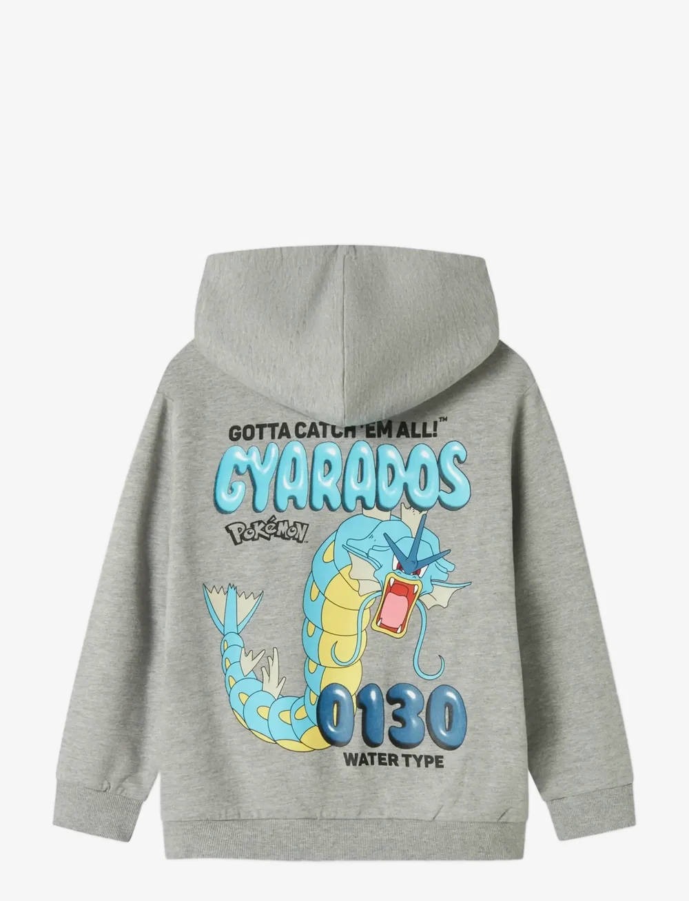 name it - NKMSTREK POKEMON NREG SWE WH BRU BOX SKY - huvtröjor - grey melange - 1