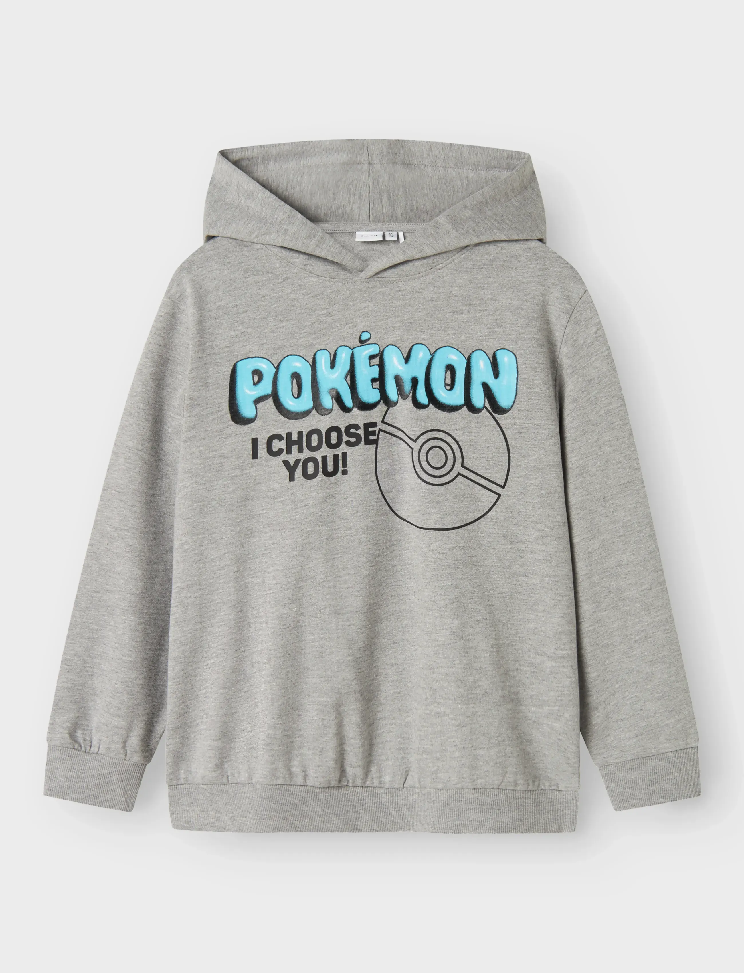 name it NKMSTREK POKEMON NREG SWE WH BRU BOX SKY - Kapuzenpullover - GREY MELANGE / grey