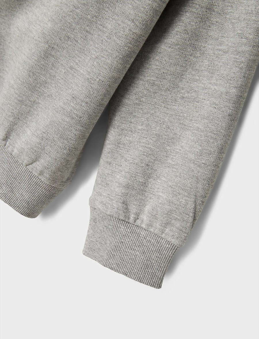 name it - NKMSTREK POKEMON NREG SWE WH BRU BOX SKY - hættetrøjer - grey melange - 3