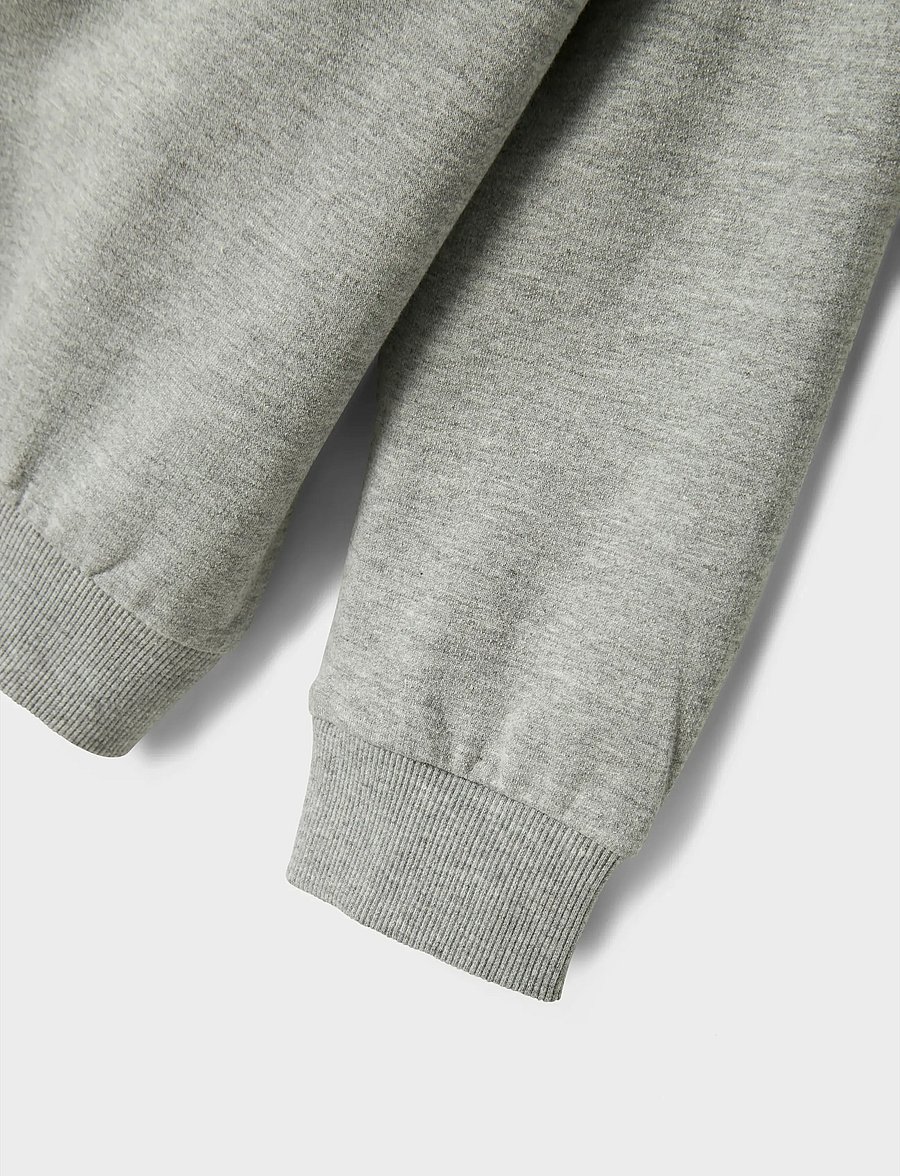 name it - NKMSTREK POKEMON NREG SWE WH BRU BOX SKY - hættetrøjer - grey melange - 4